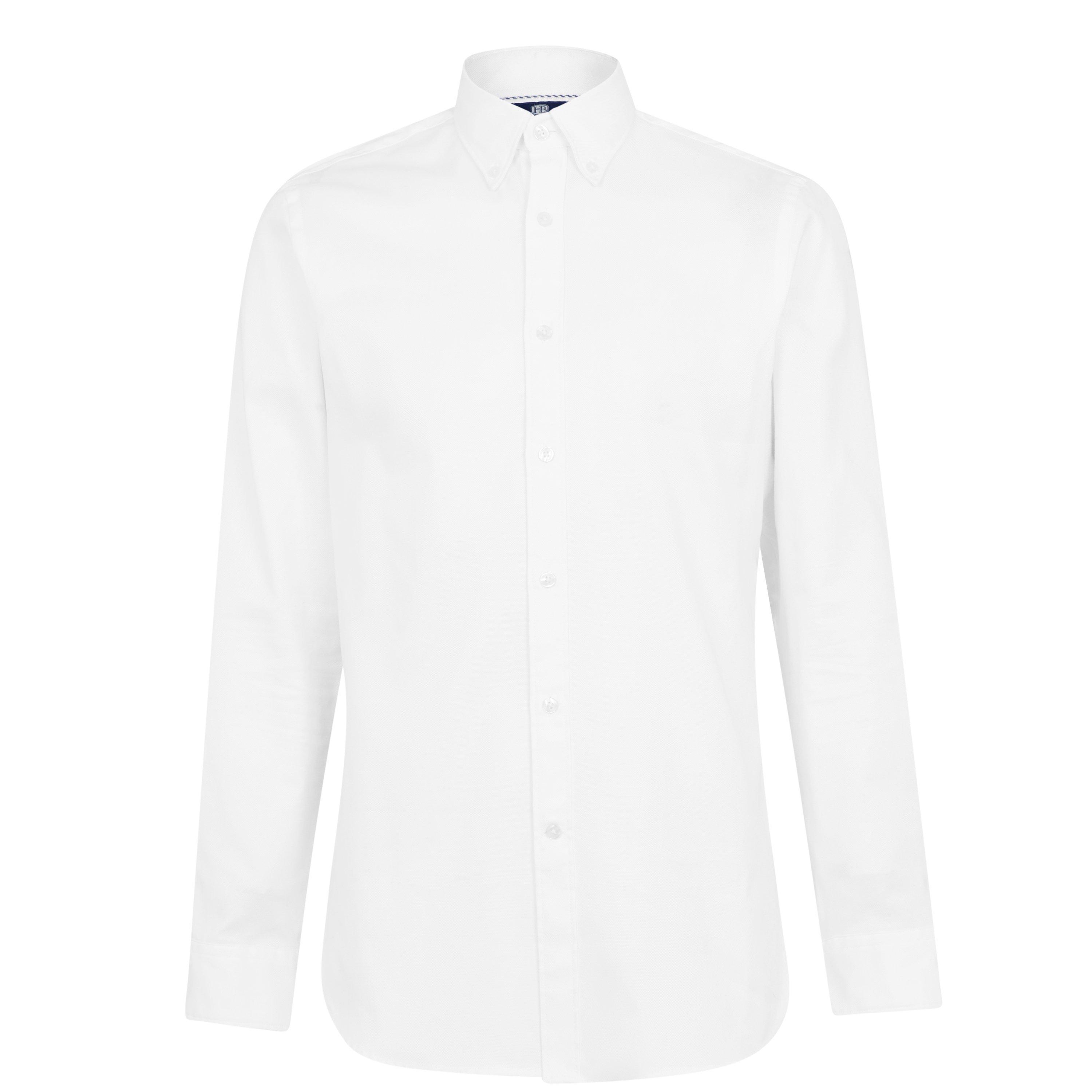 White 01 - Haines and Bonner - Alexander Oxford Shirt - 1