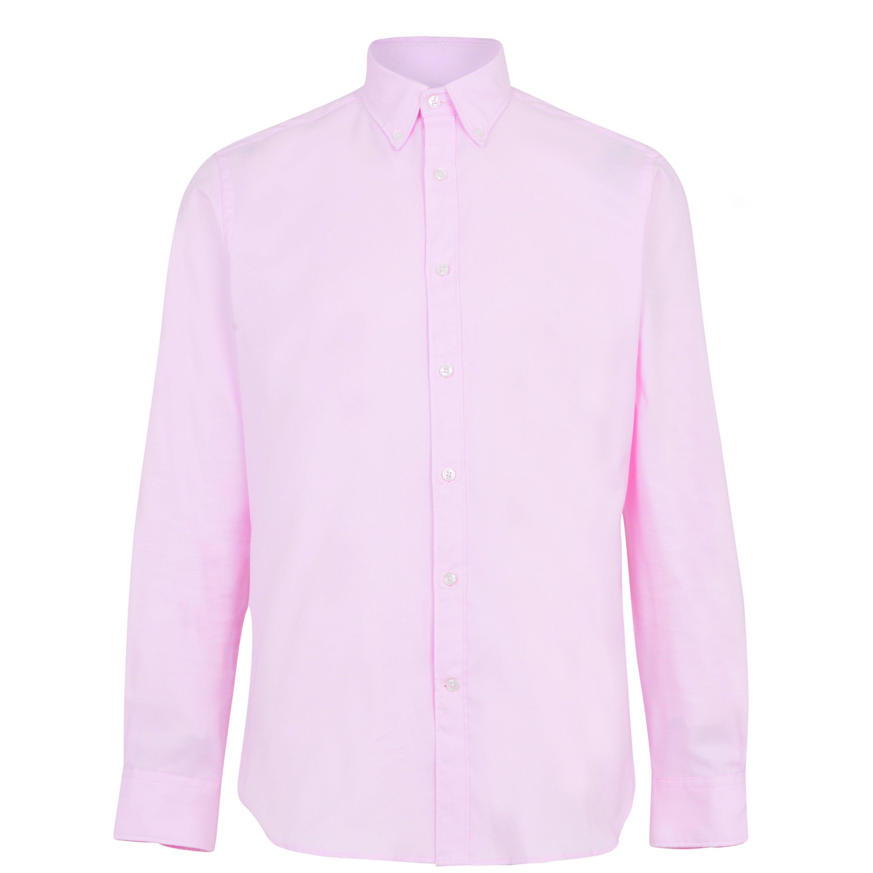 Men's Tailored Cotton Long Sleeve Oxford Shirt