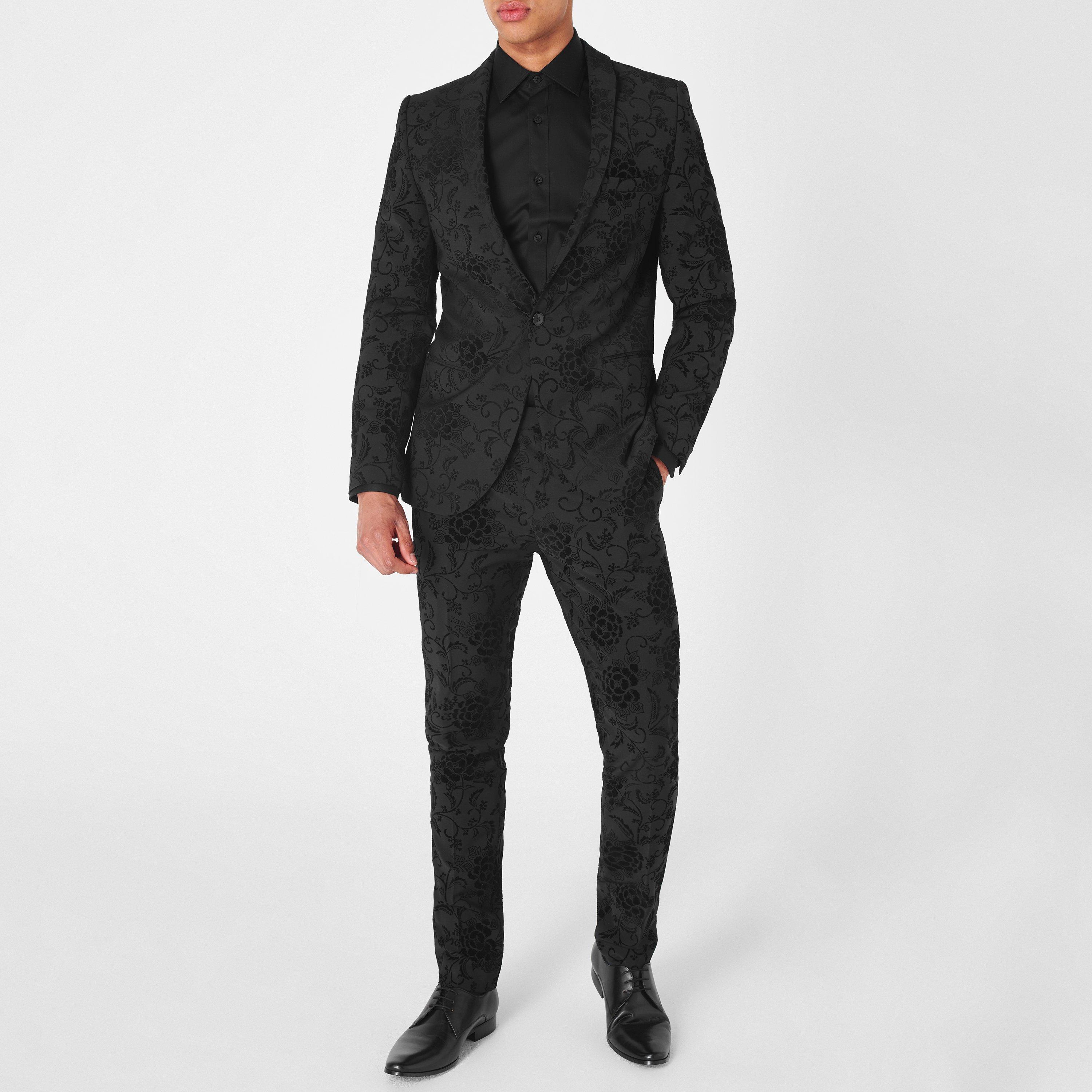 Black 09 - Haines and Bonner - Hugh Slim Fit Sateen Shirt - 6