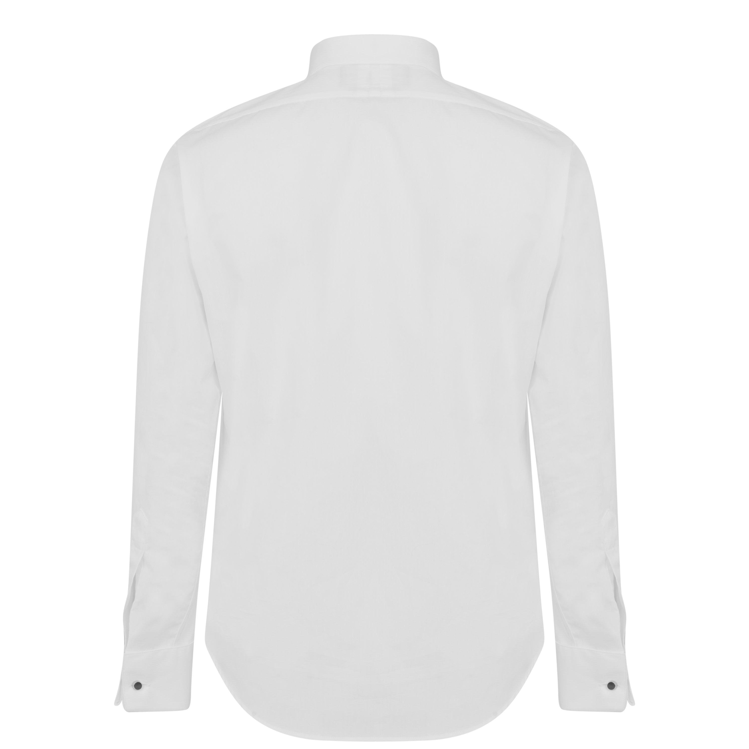 White 01 - Haines and Bonner - Issac Tailored Fit Dress Shirt - 6