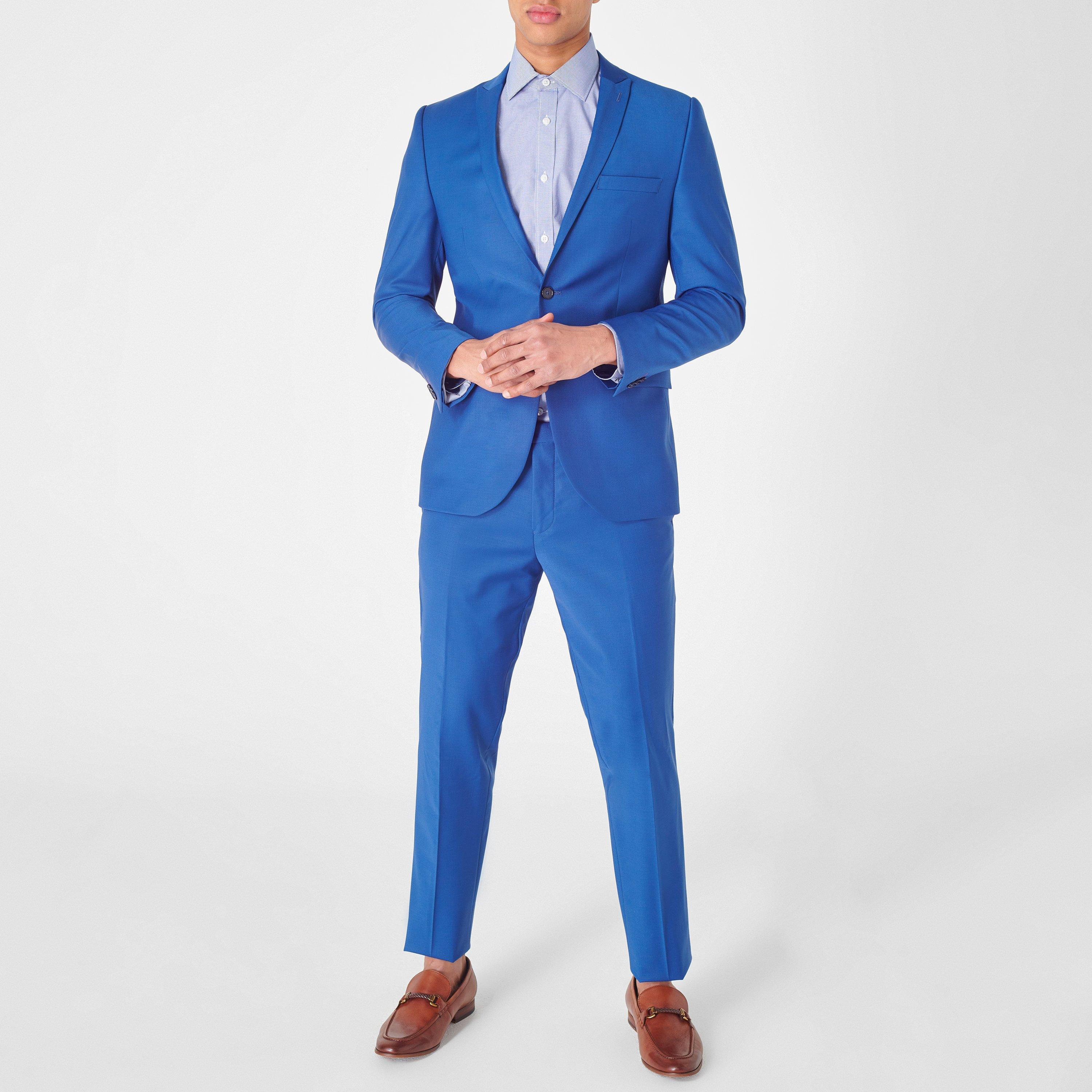 Navy 27 - Haines and Bonner - Hugh Tailored Puppytooth Shirt - 3