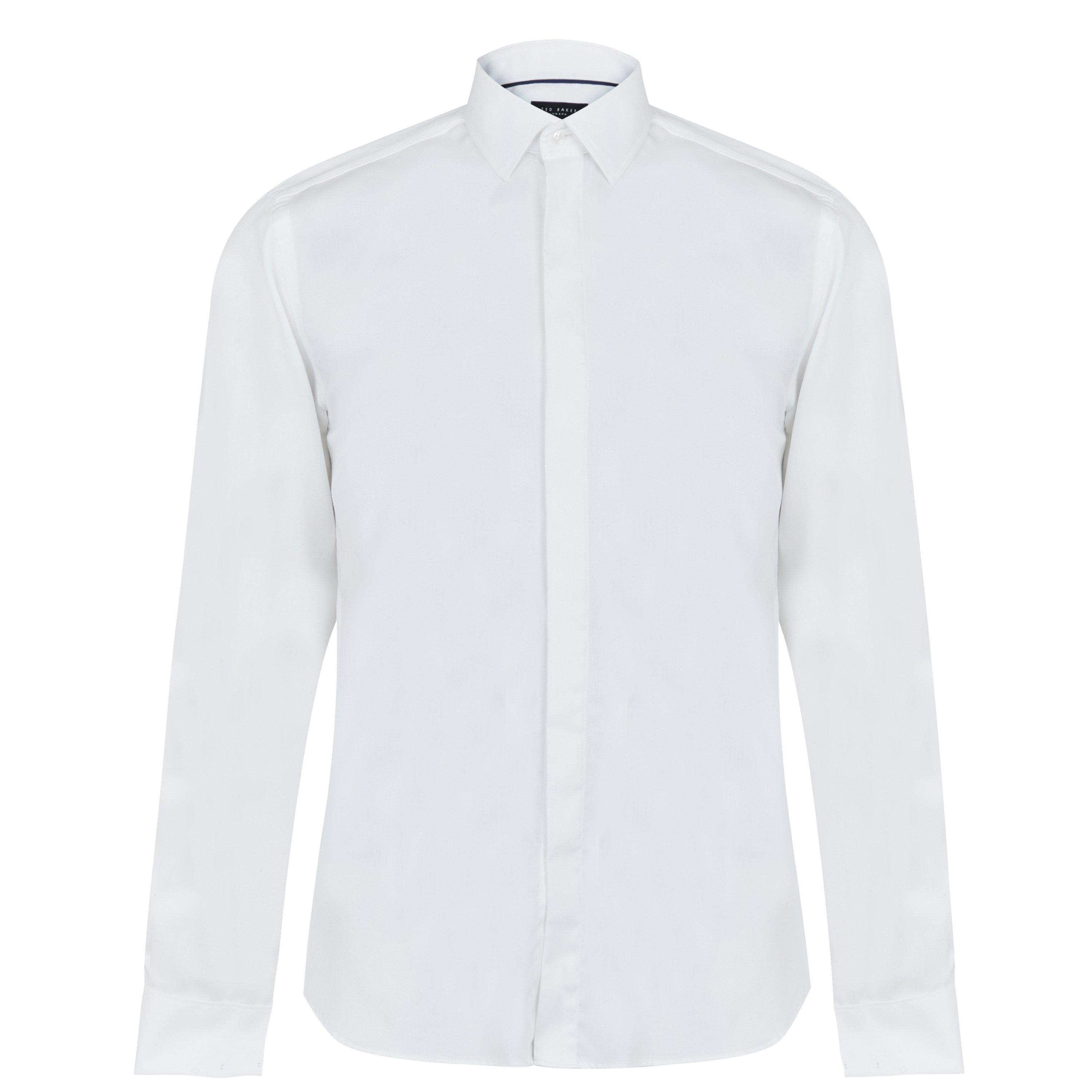 White - Ted Baker - Pothos Slim Fit Shirt - 1