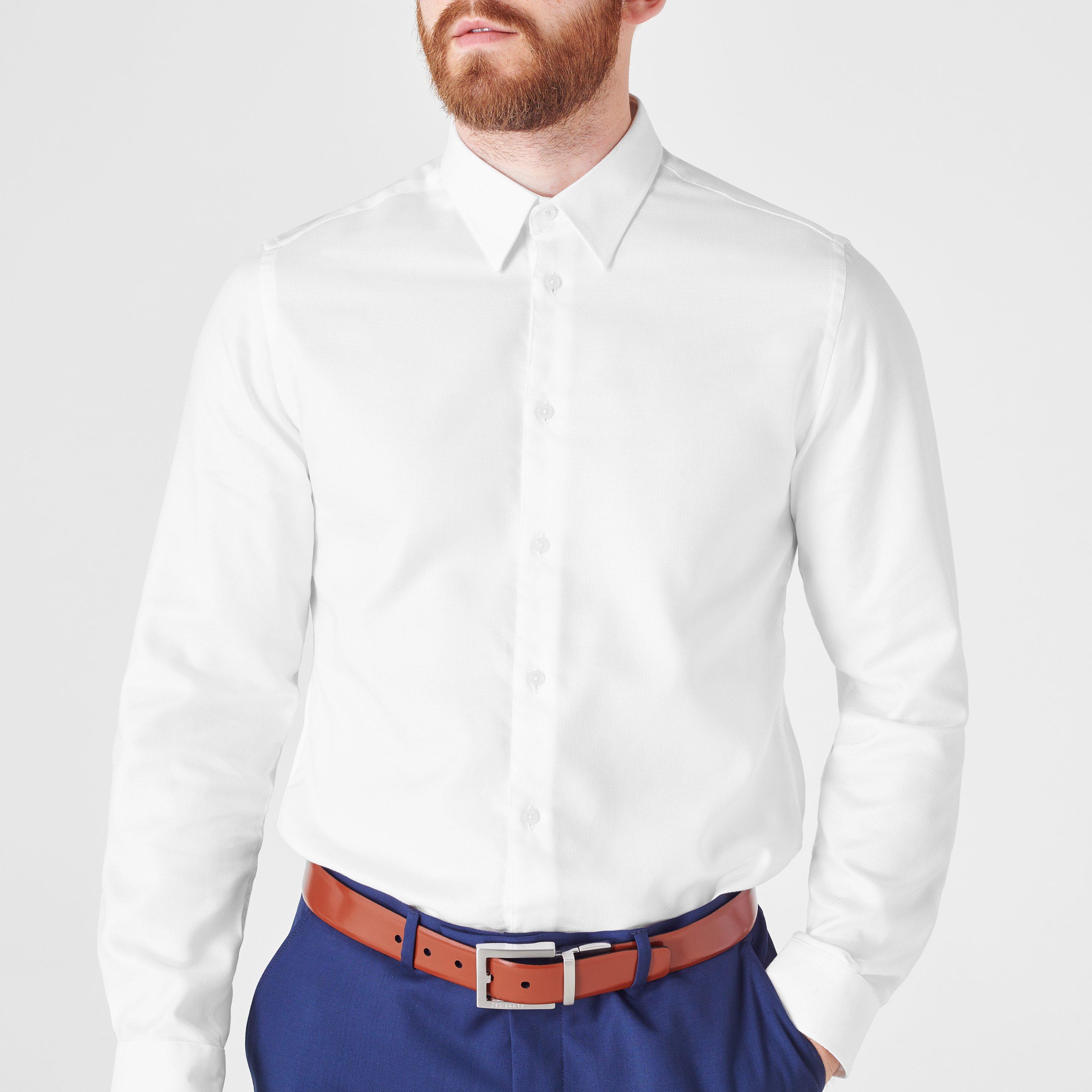 Weiß - Ted Baker - Jorvic Slim Fit Shirt - 3