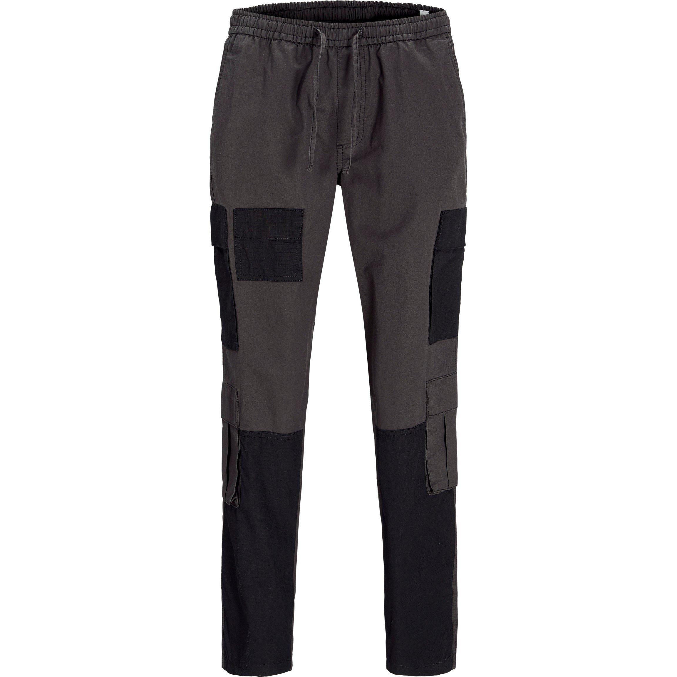 Black - Jack and Jones - Men's Cargo Trousers - 1