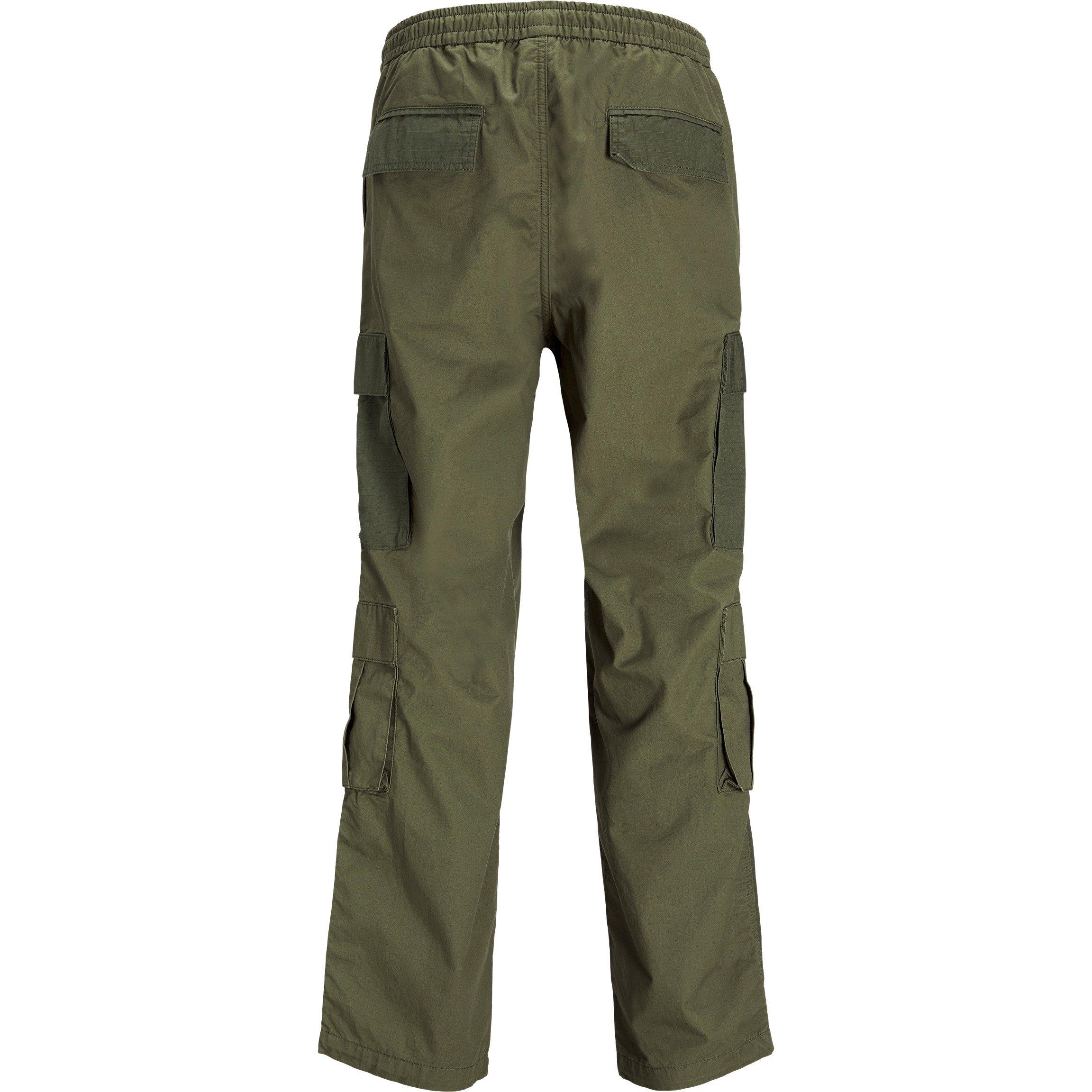 Dusty Olive - Jack and Jones - Men's Cargo Trousers - 2