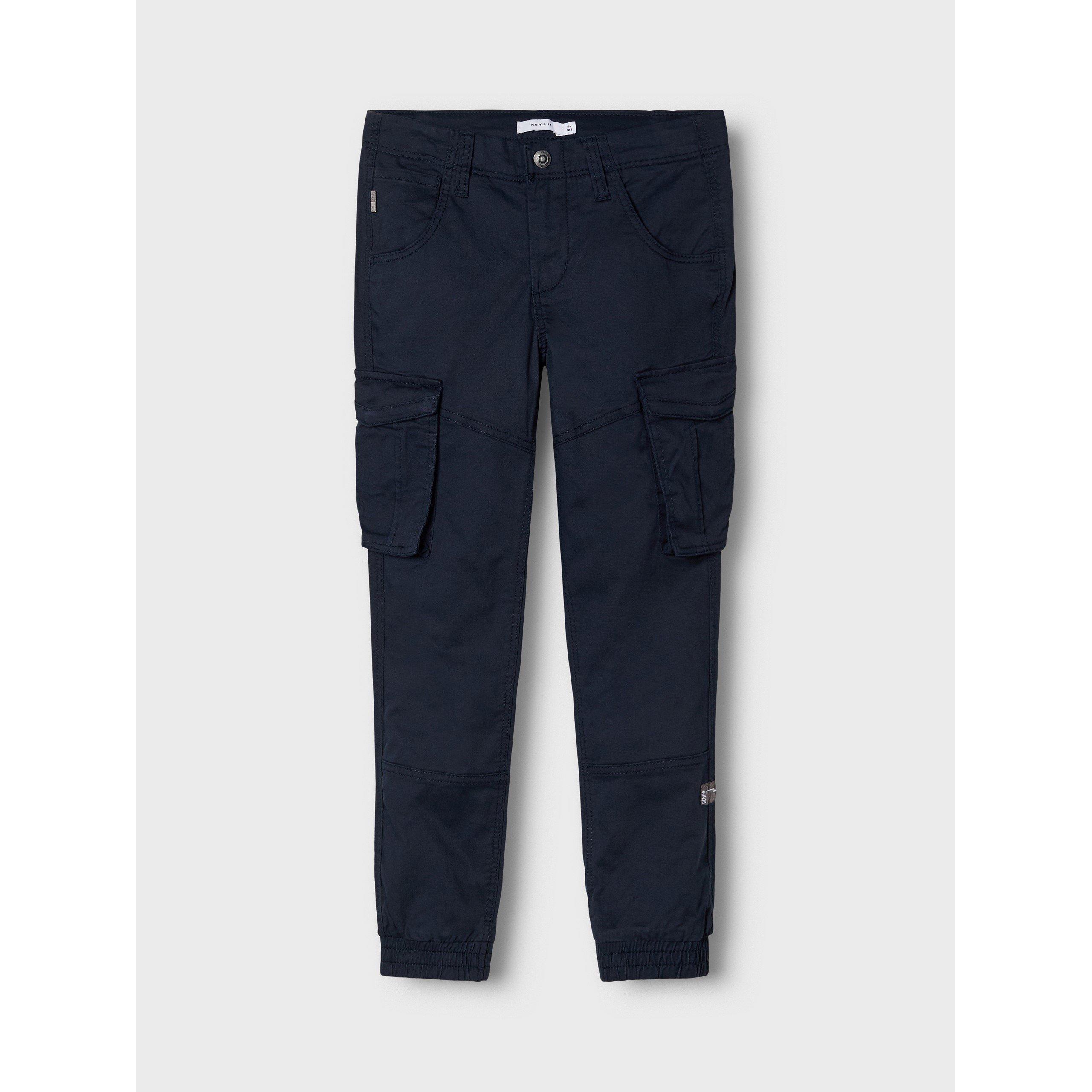Dunkles Saphirblau - Name It - Ryan Cargo Trousers - 3