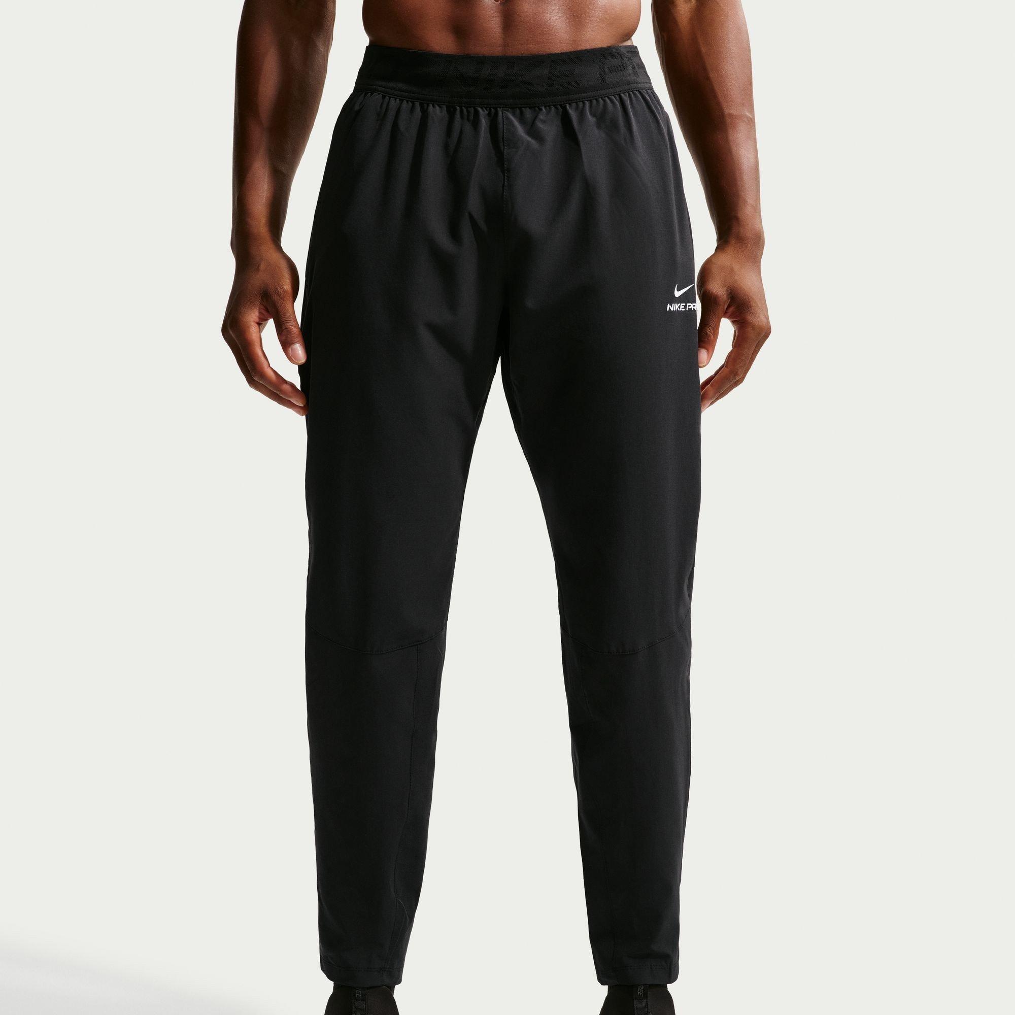 Black/White - Nike - Pro Training Dri-FIT Pants Mens - 1