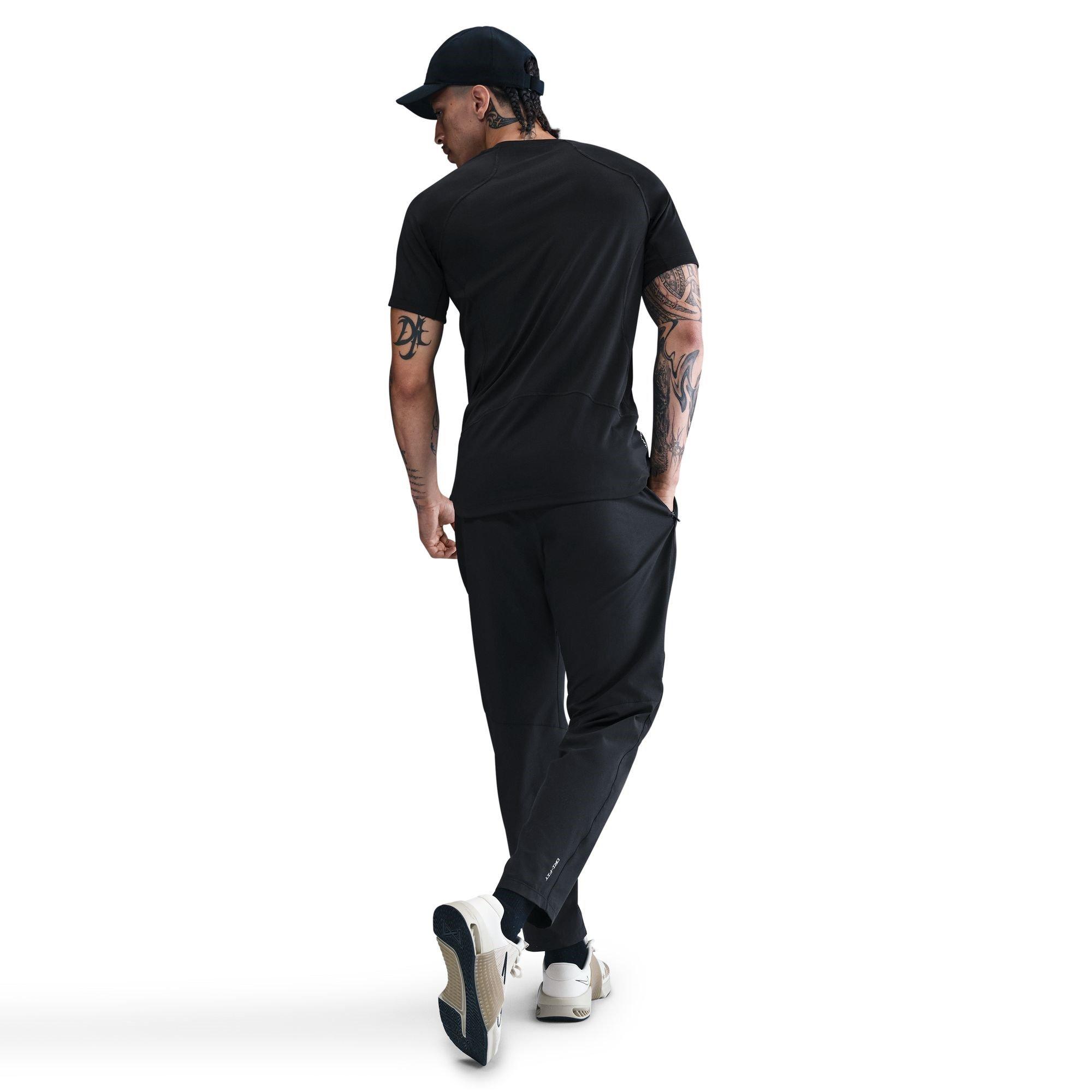 Black/White - Nike - Pro Training Dri-FIT Pants Mens - 4