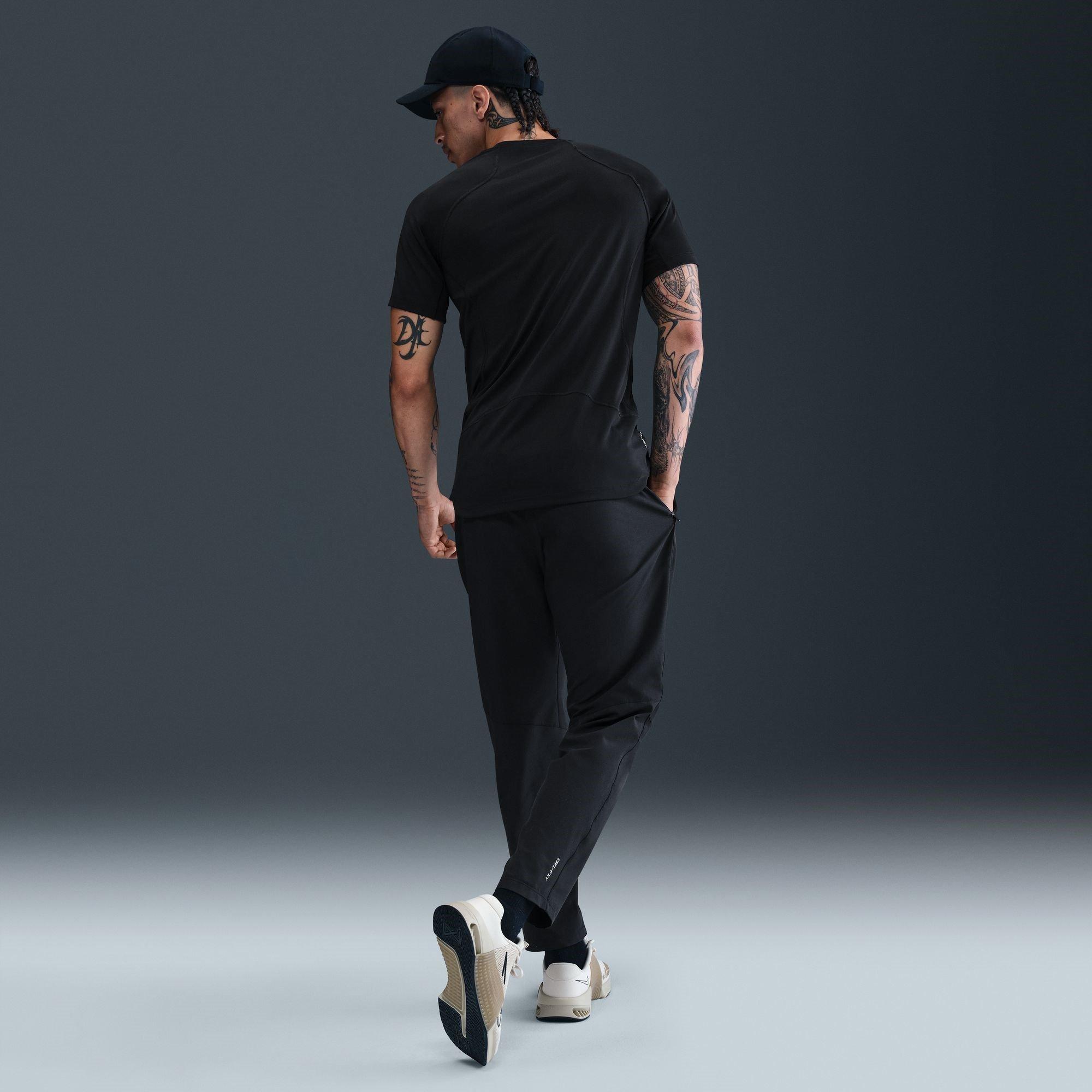 Black/White - Nike - Pro Training Dri-FIT Pants Mens - 8