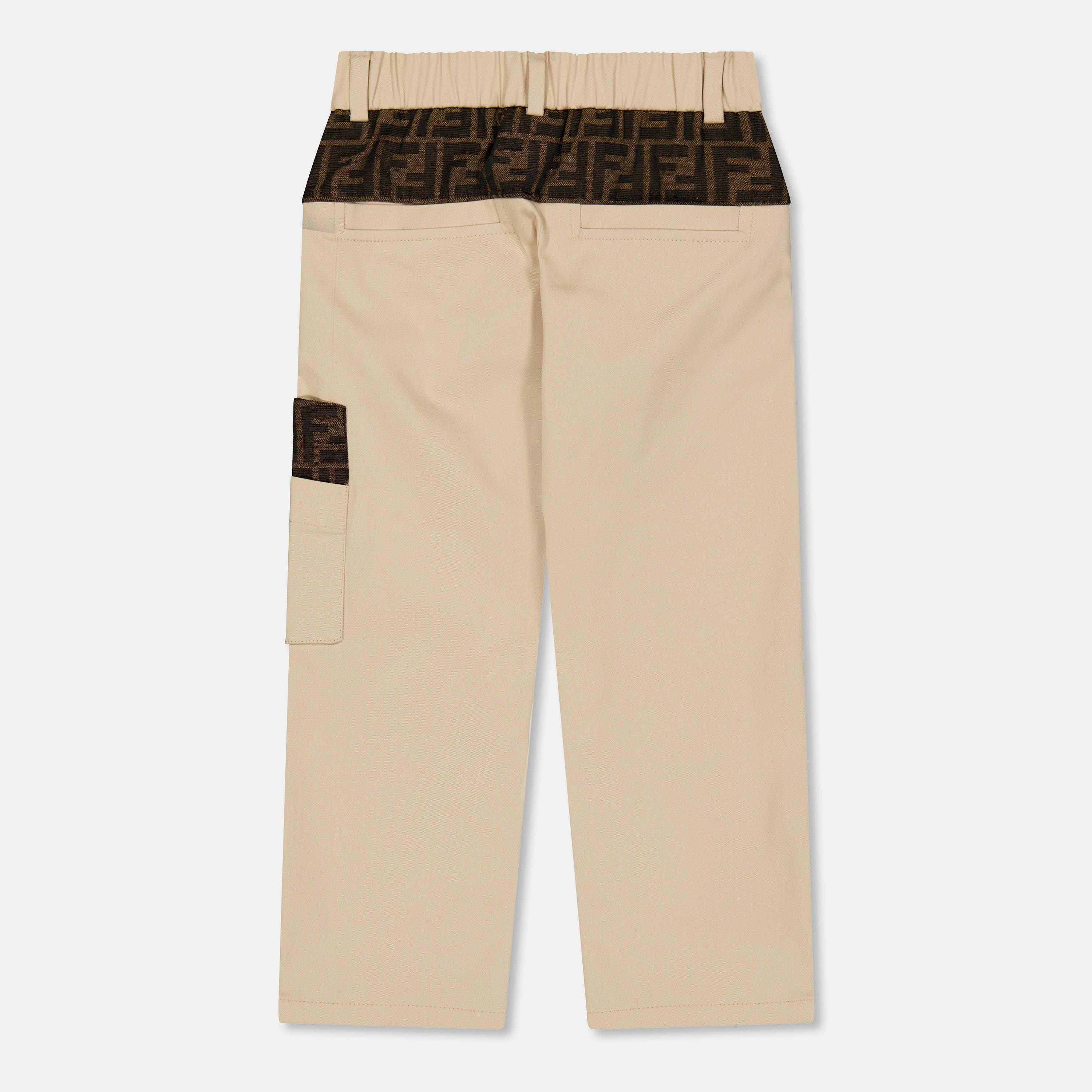 Beige F1P2N - Fendi - Kids' Chinos - 2