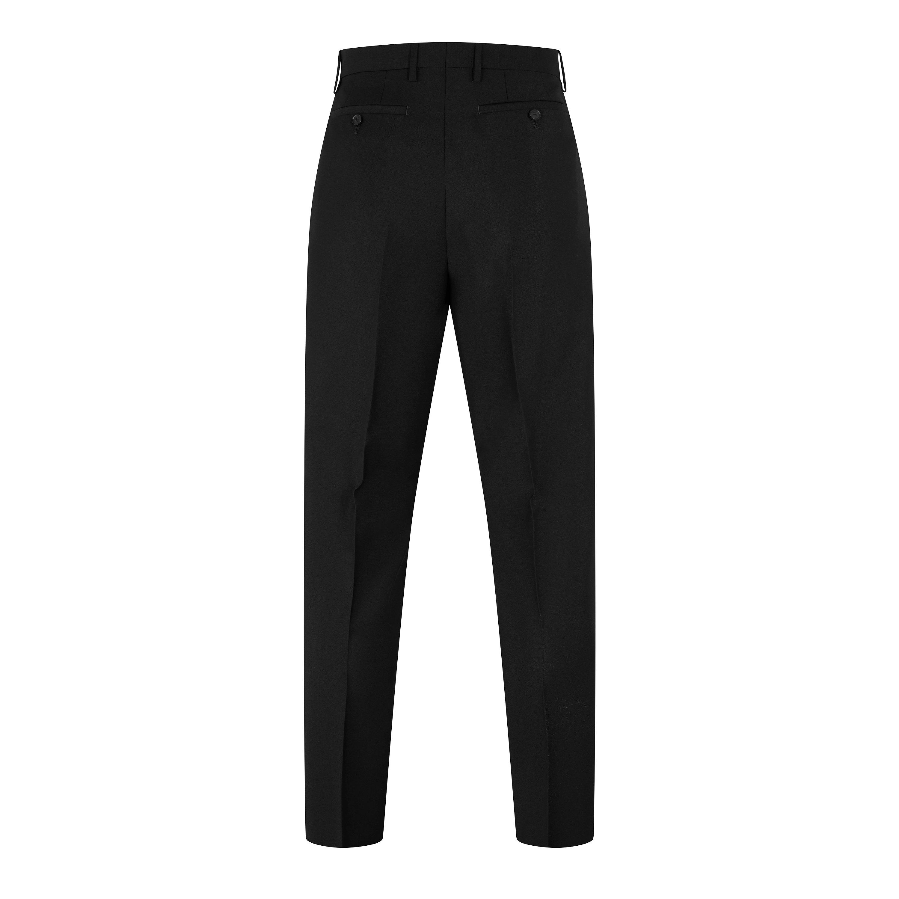 Nero - Fendi - Fendi Mohair Trouser Sn64 - 2