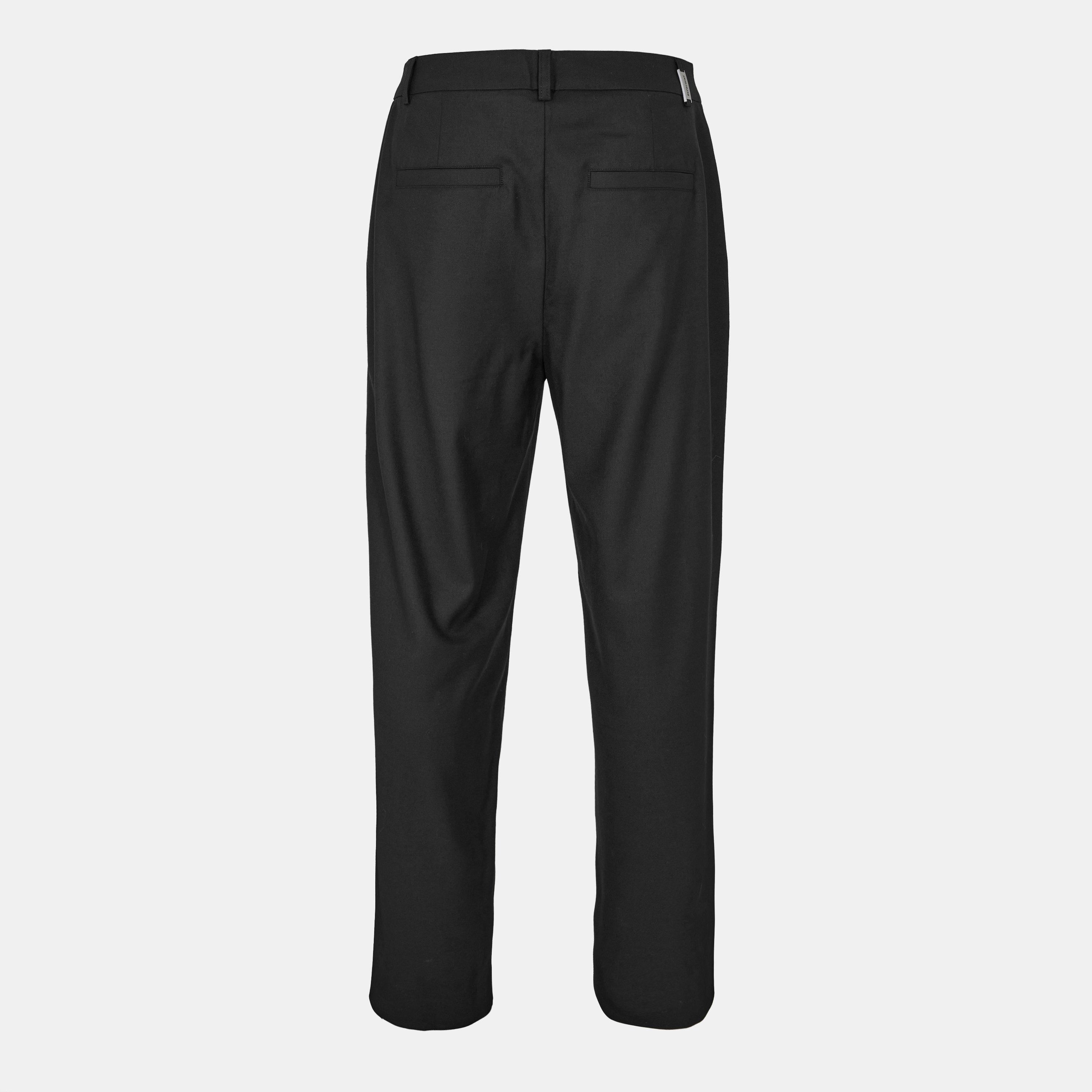 Jet Black - Represent - Men's Wool Bootcut Trousers - 2