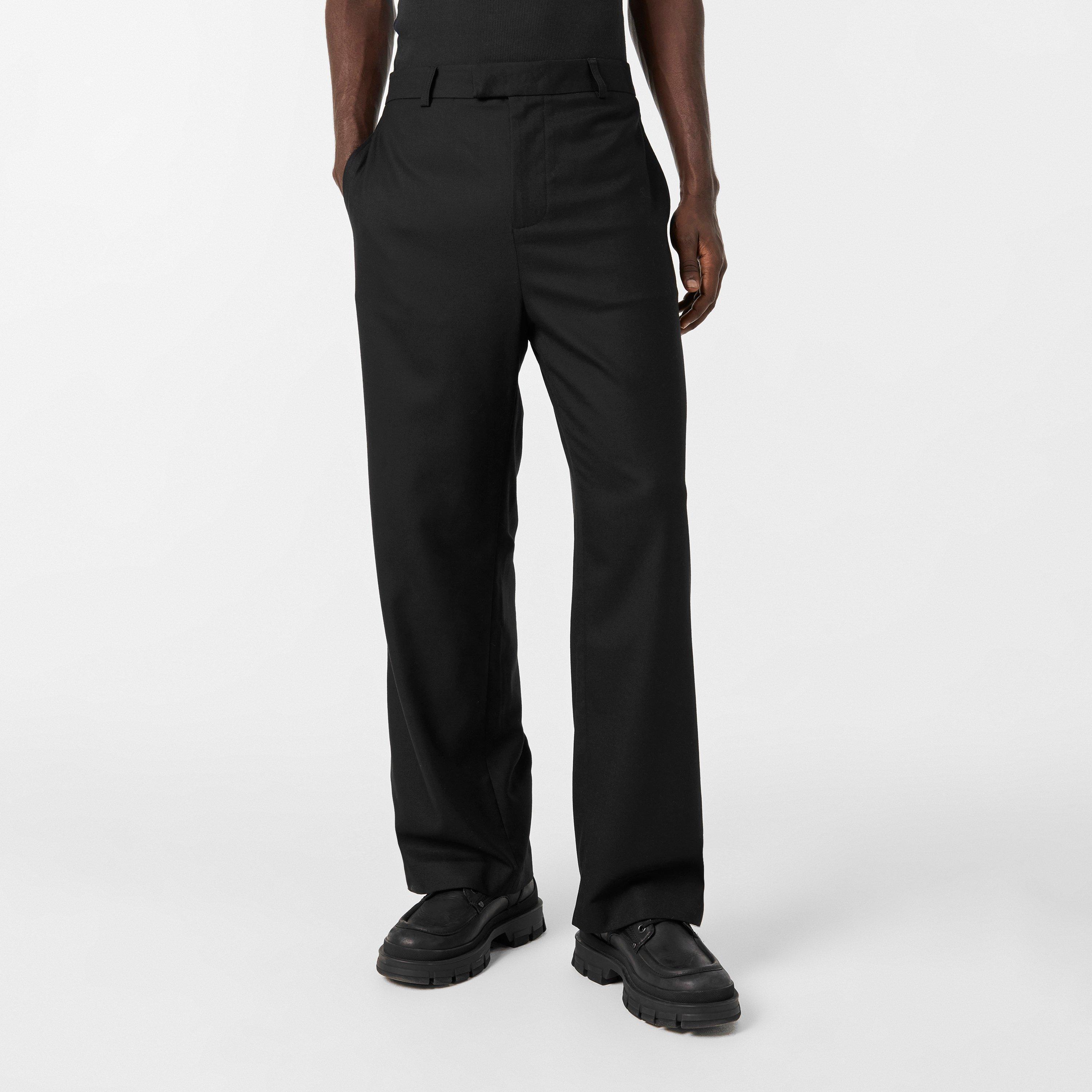 Jet Black - Represent - Men's Wool Bootcut Trousers - 3