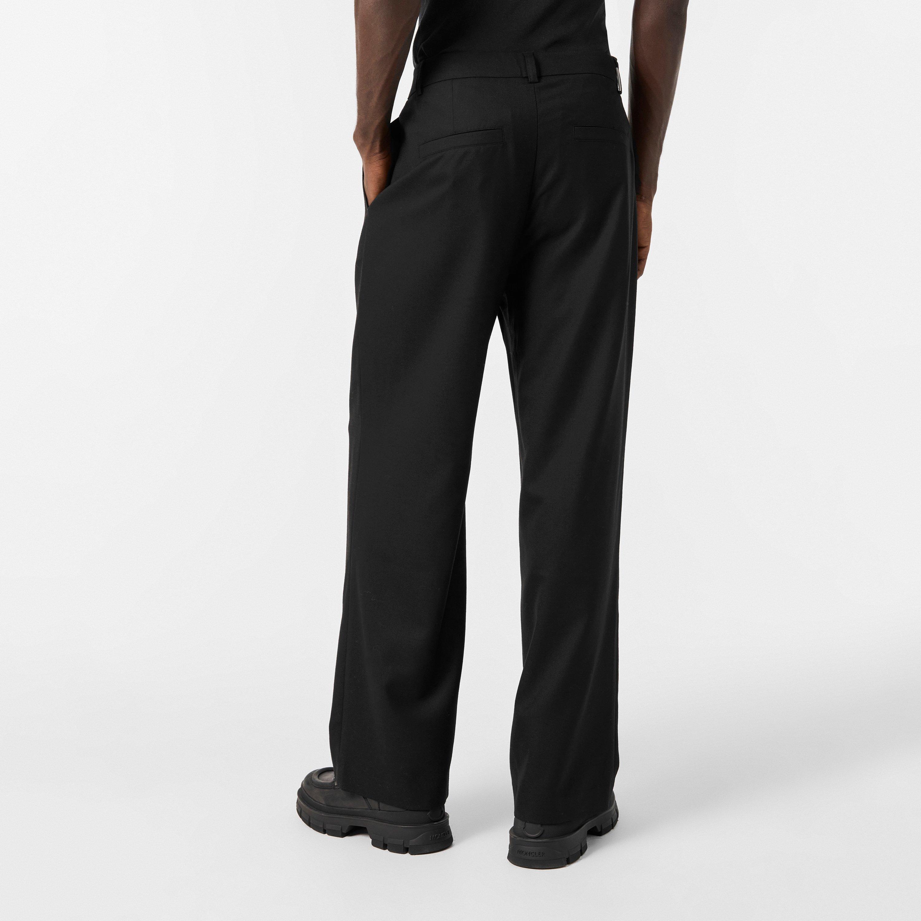 Jet Black - Represent - Men's Wool Bootcut Trousers - 4