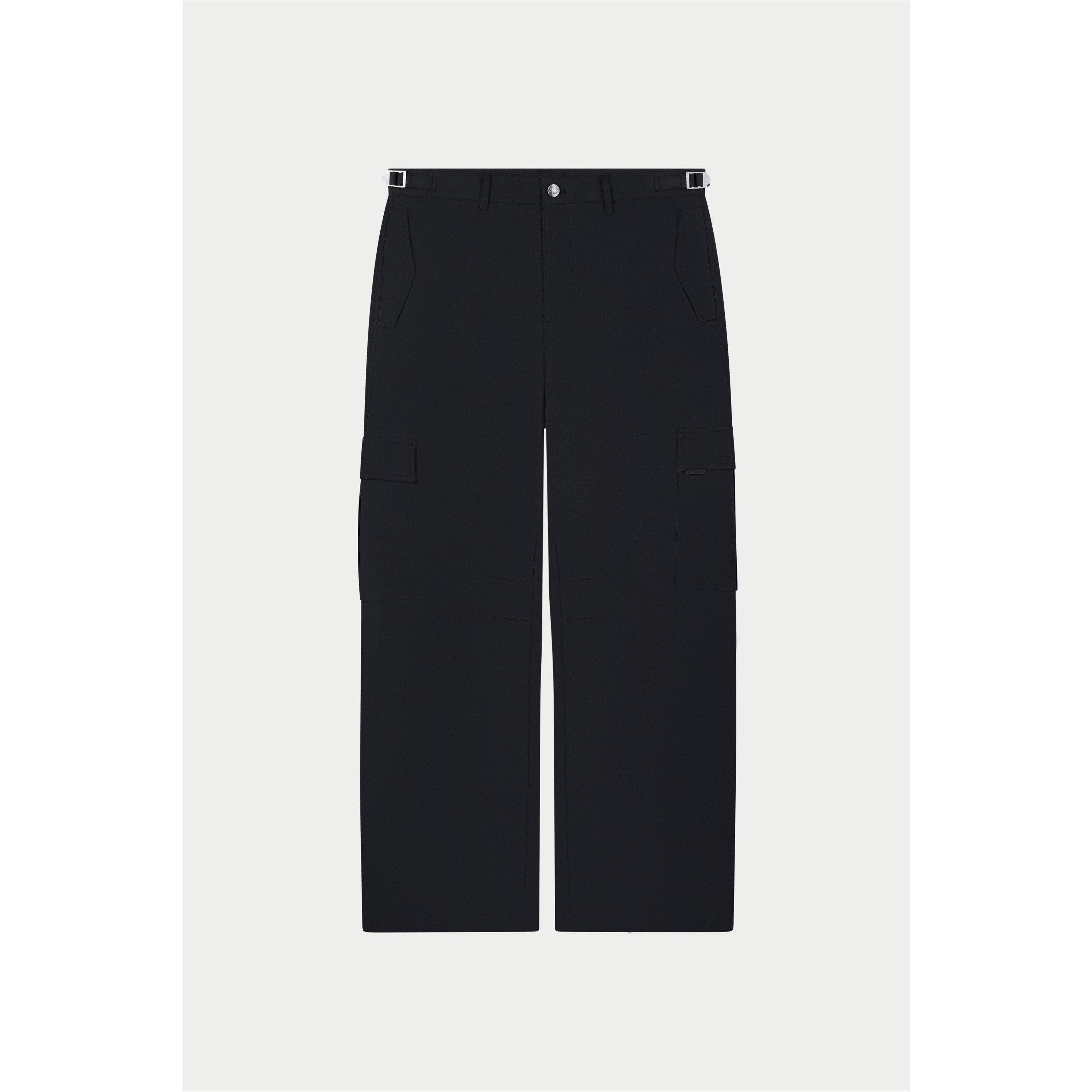 The Couture Club Men's Cargo Trousers - Black - Medium