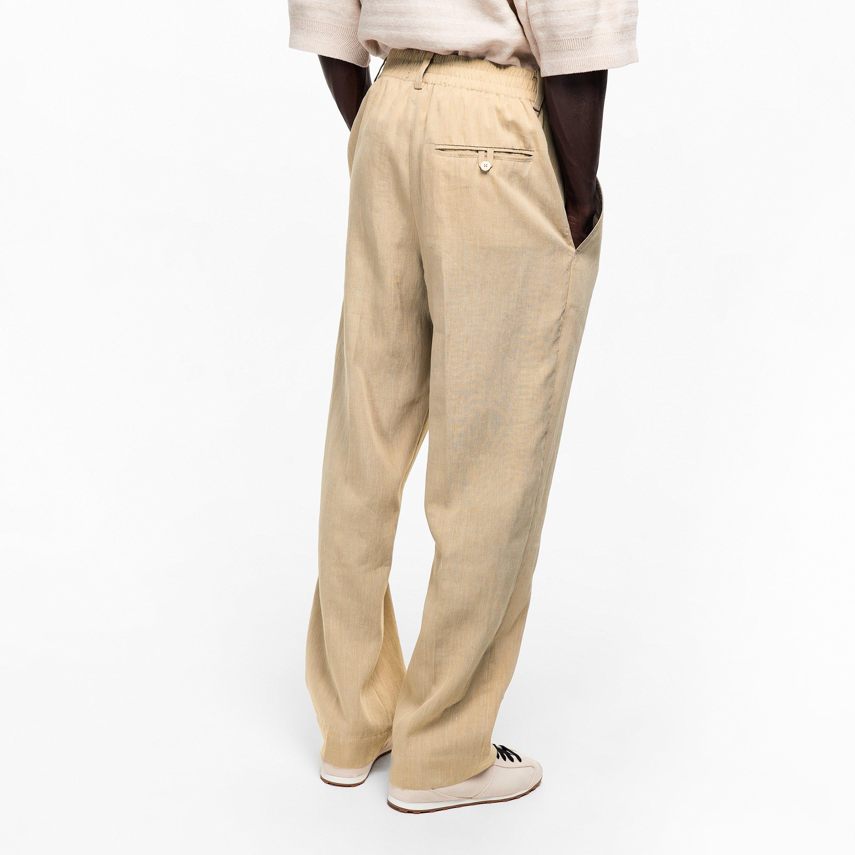 Beige - Jacquemus - Men's Straight Leg Trousers - 4