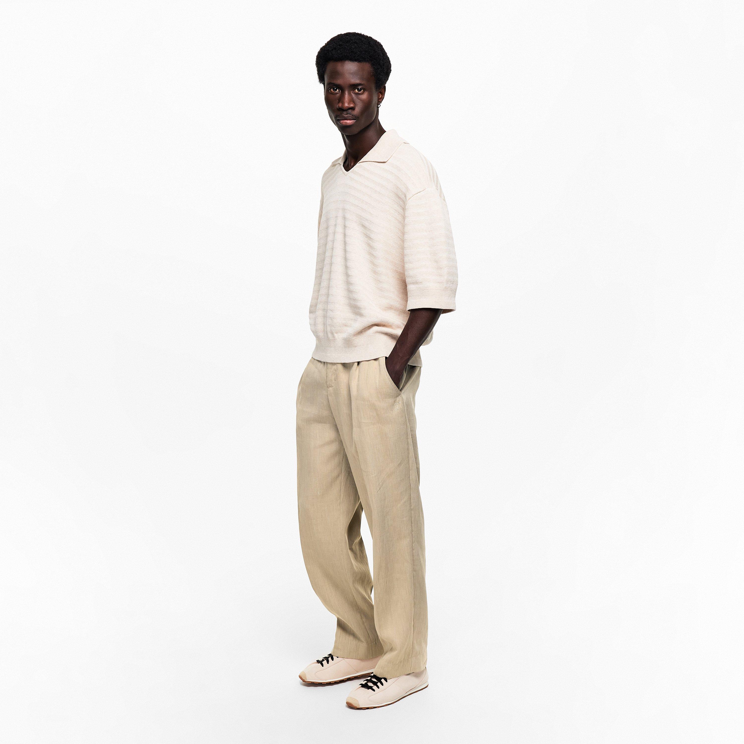 Beige - Jacquemus - Men's Straight Leg Trousers - 6