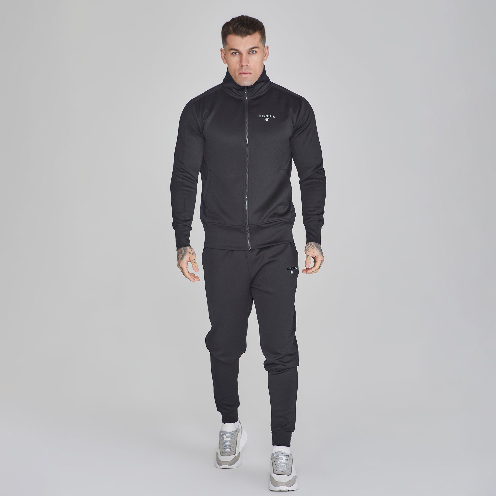 Zwart - SikSilk - Sik Silk Essentials Closed Hem Poly Joggers - 3