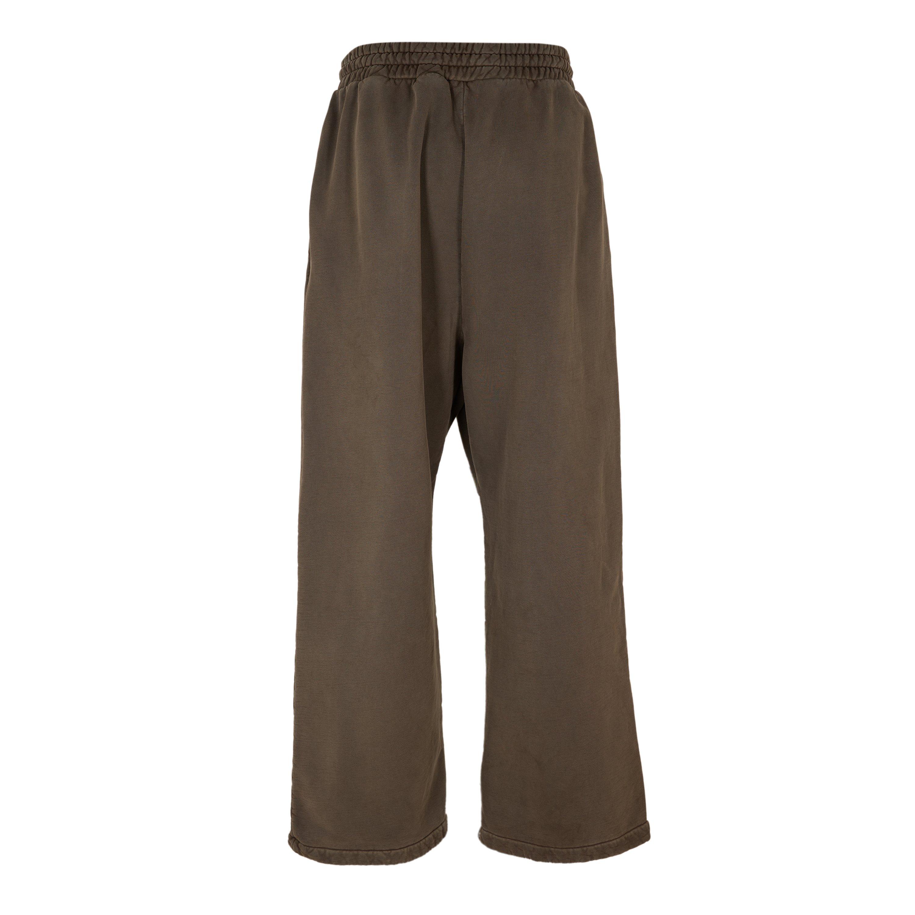 Faded Brown - Fear Of God - Men's Open Hem Fleece Jogging Bottom - 2