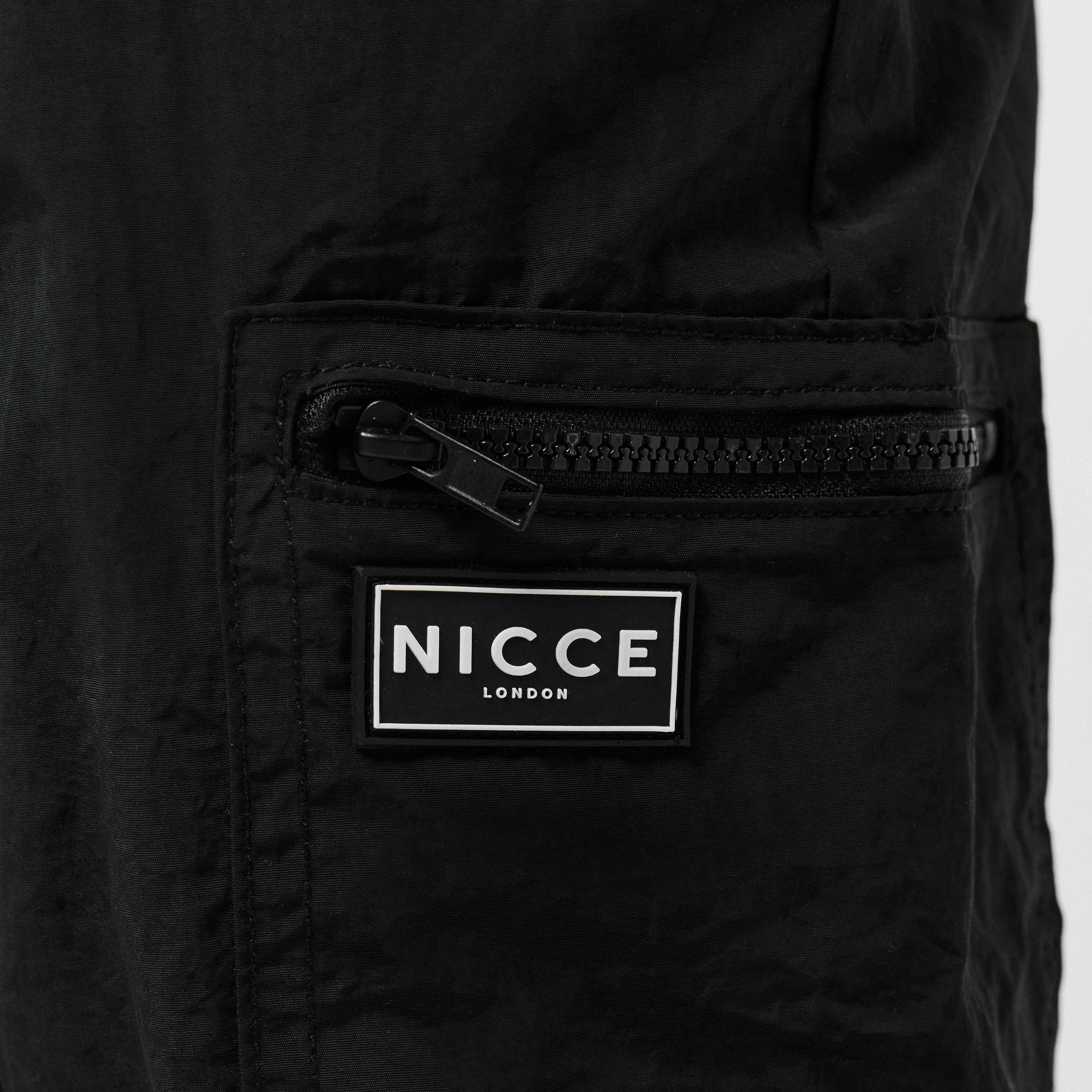 Black - Nicce - Toddy Cargo Trousers Mens - 5