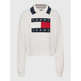 Tommy Jeans TJW FLAG COLLAR SWEATER