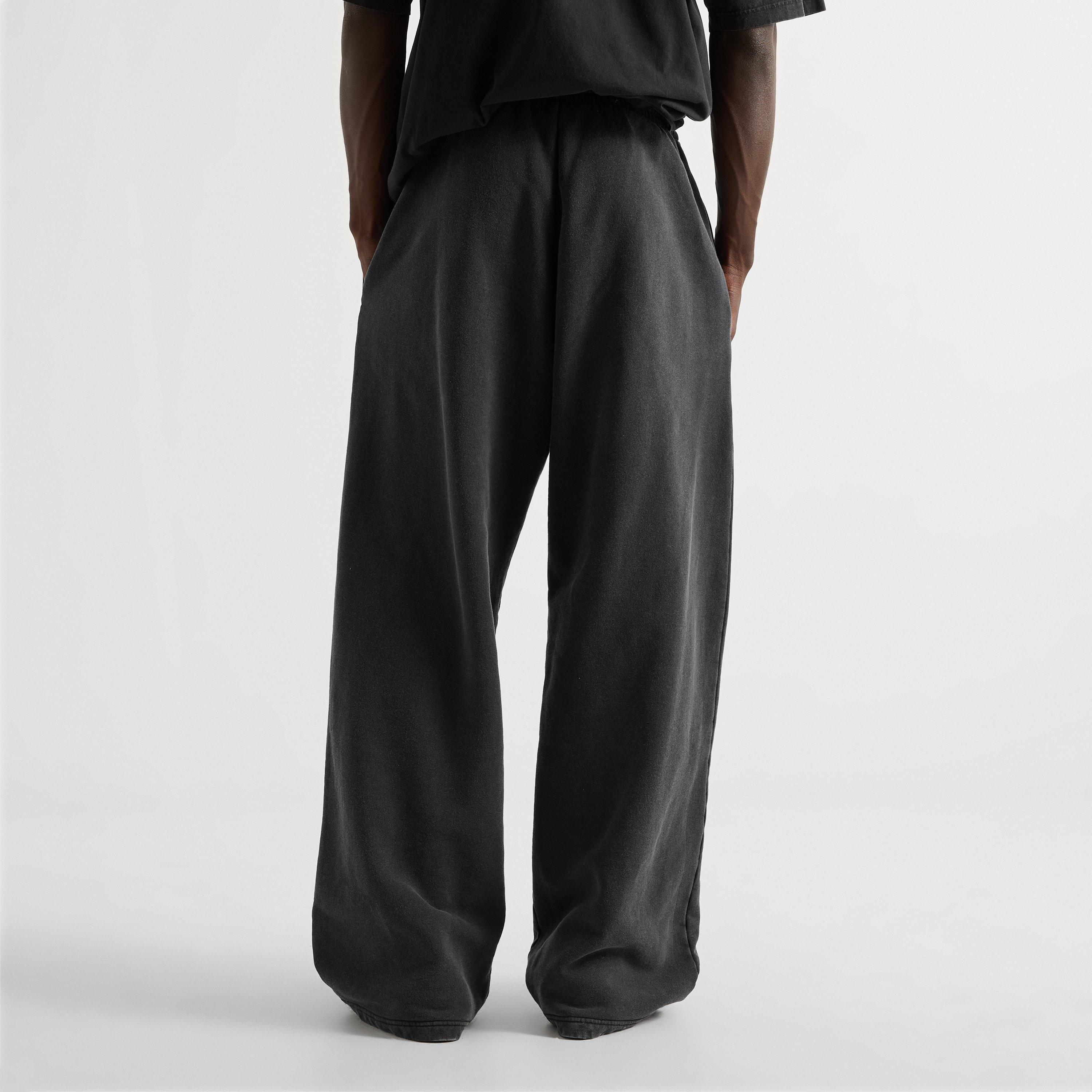 Wash Black - Balenciaga - Men's Wash Jog Cotton Joggers - 4