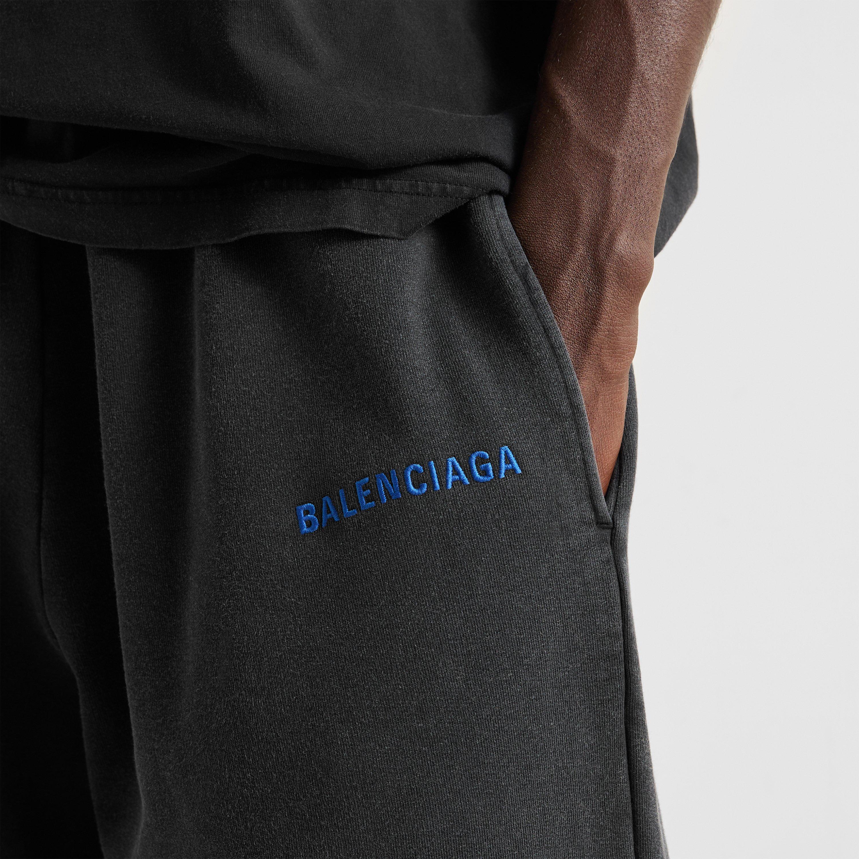 Wash Black - Balenciaga - Men's Wash Jog Cotton Joggers - 5