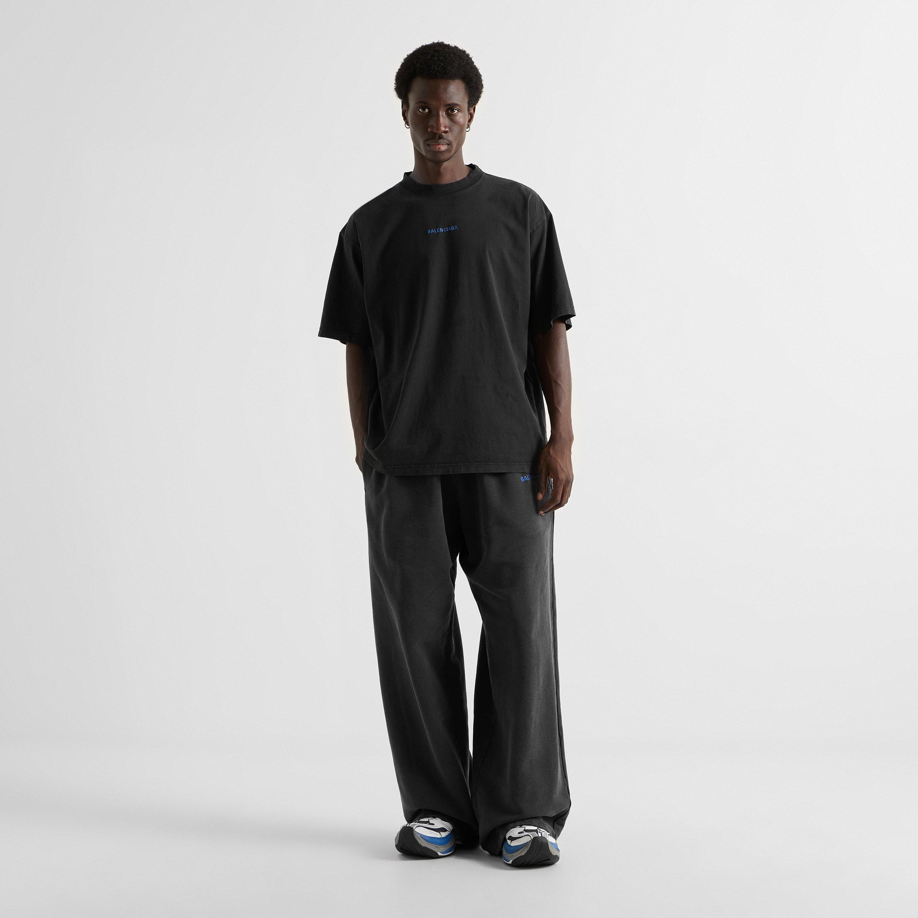 Wash Black - Balenciaga - Men's Wash Jog Cotton Joggers - 6