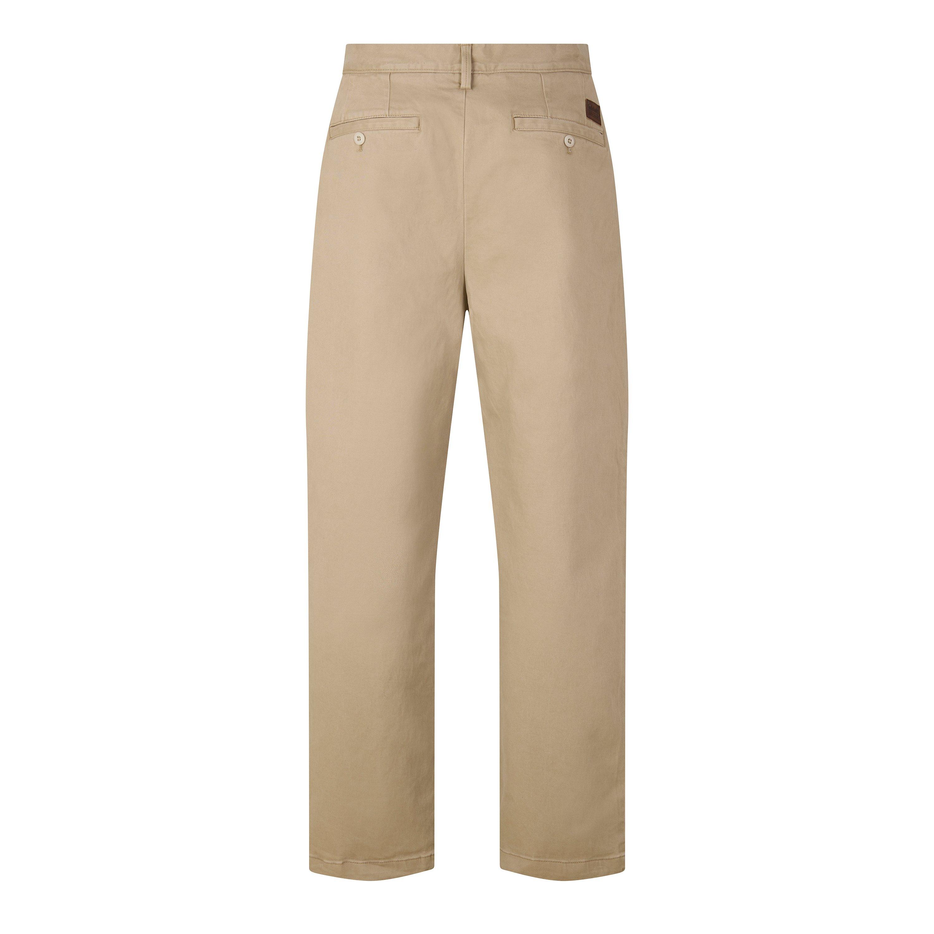Beige - Timberland - Twill Plead Trouser Mens - 2
