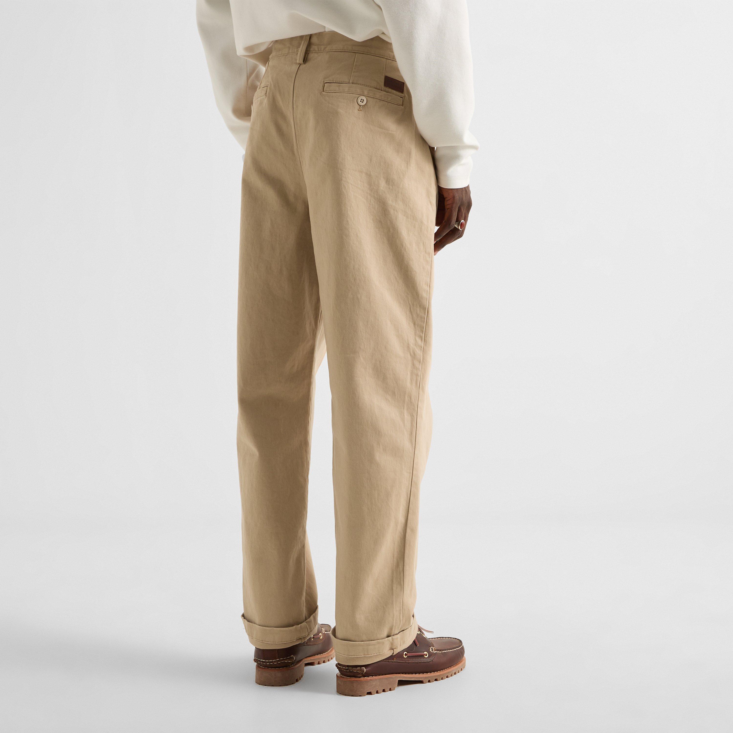 Beige - Timberland - Men's Claremont Cotton Twill Straight Trousers - 4