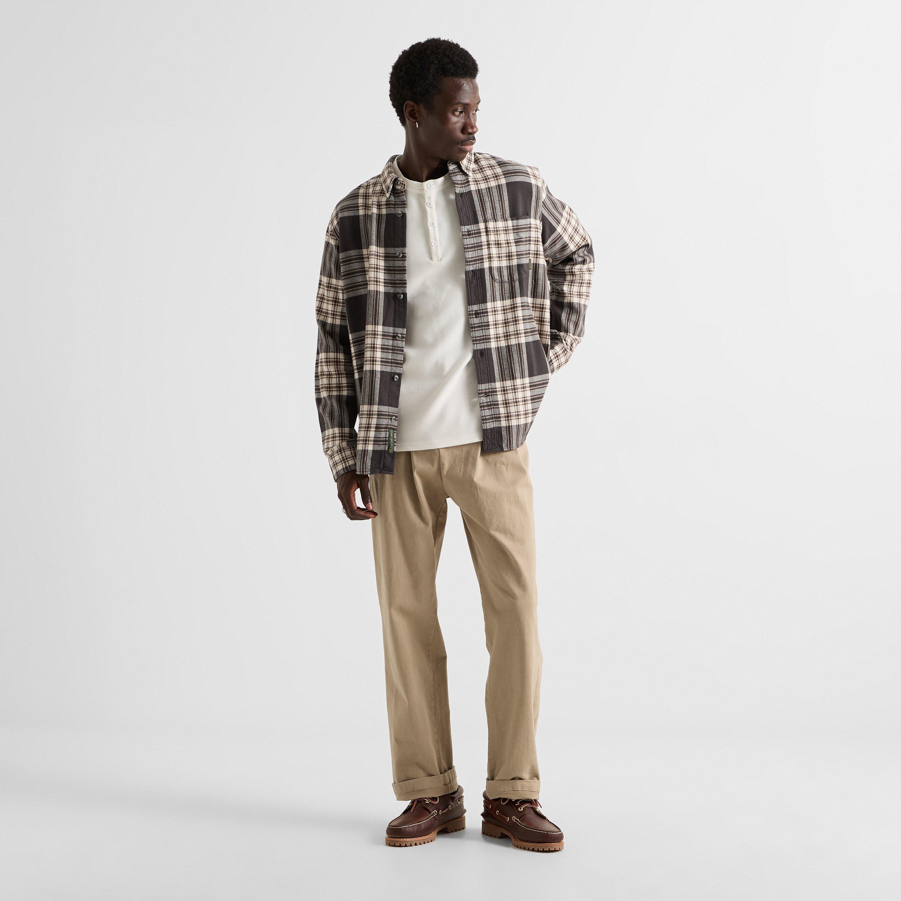 Beige - Timberland - Men's Claremont Cotton Twill Straight Trousers - 6