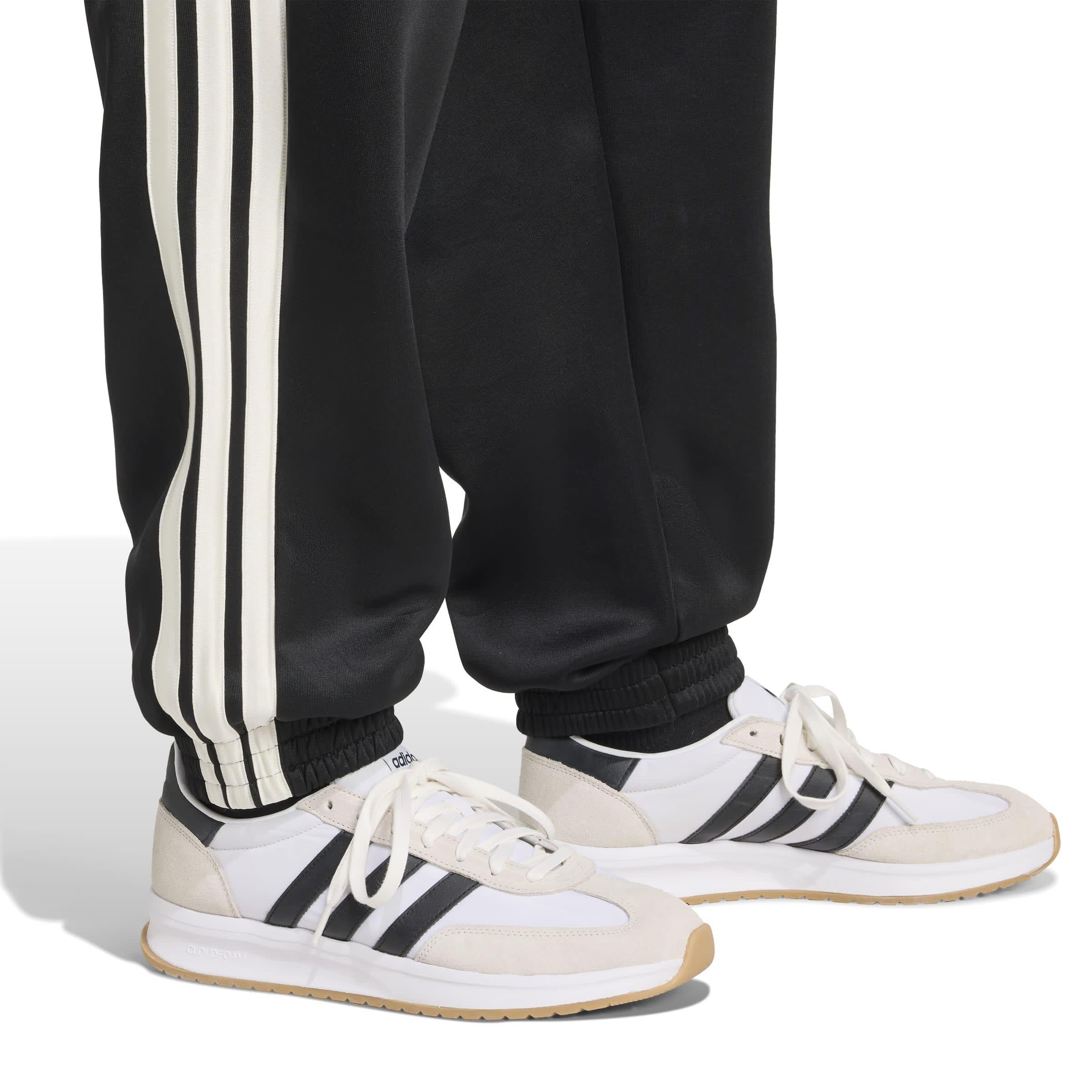 Black/Off White - adidas - Stadium Closed Hem Tracksuit Joggers - 4