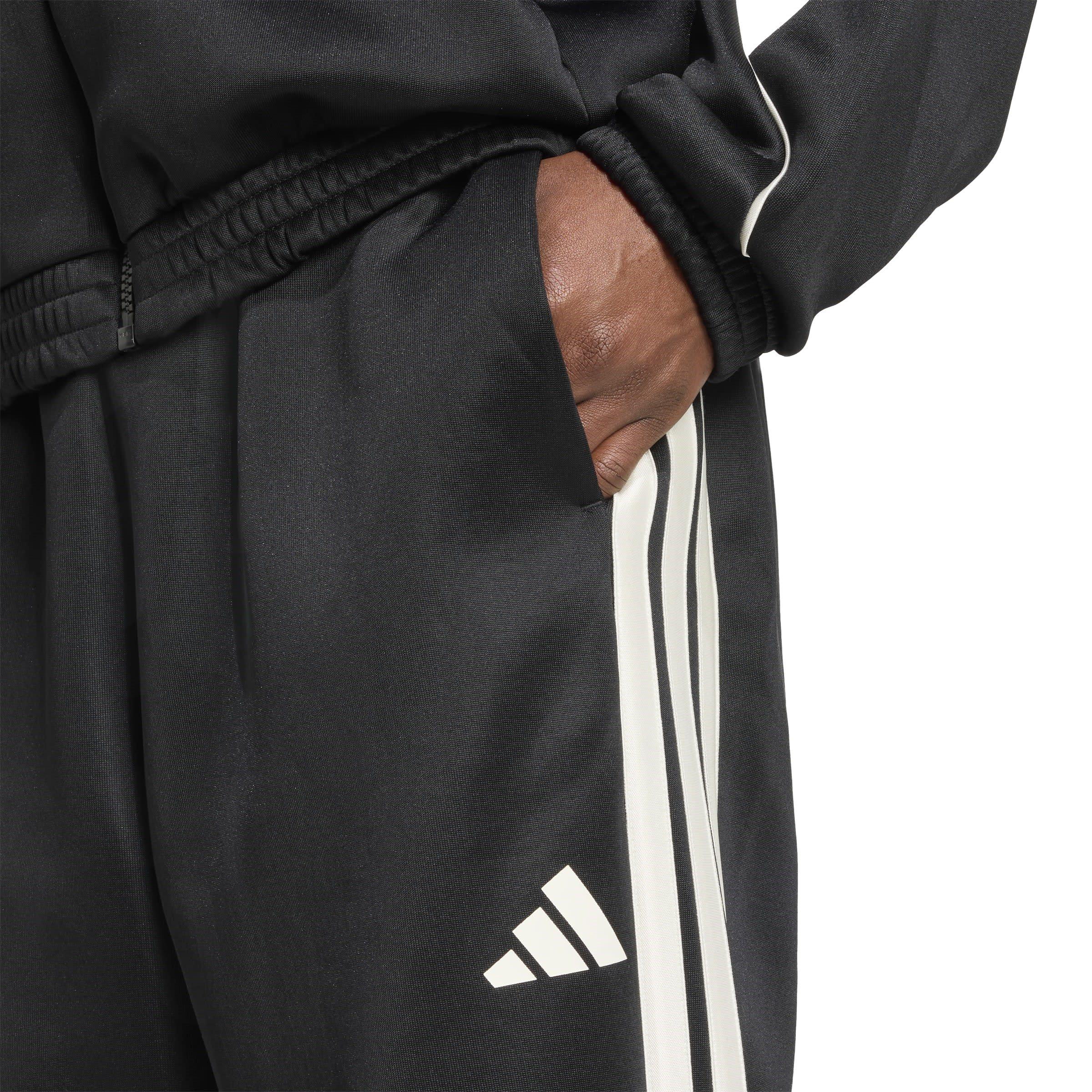 Black/Off White - adidas - Stadium Closed Hem Tracksuit Joggers - 5