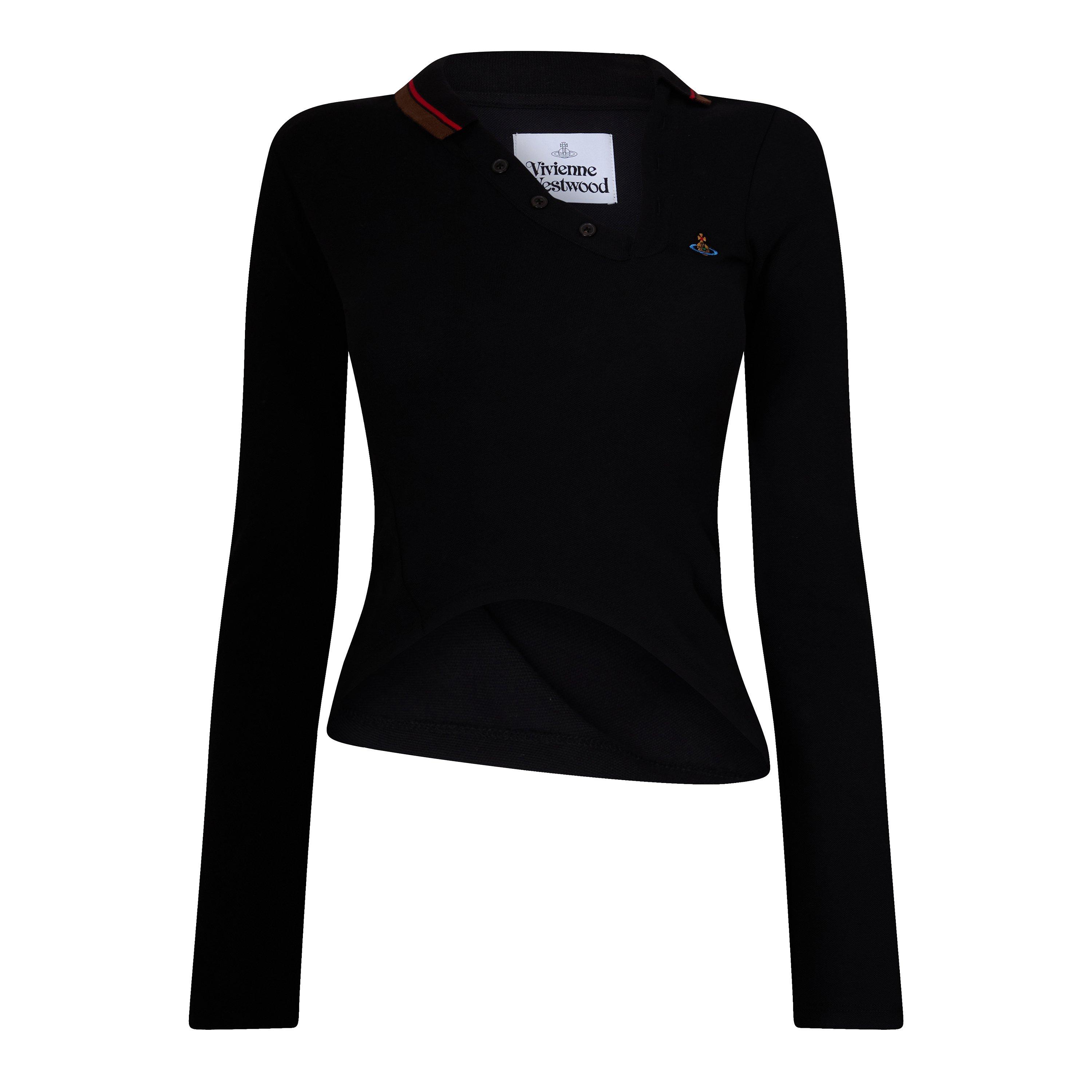Black - Vivienne Westwood - Viv Ls Glory Polo Ld64 - 1