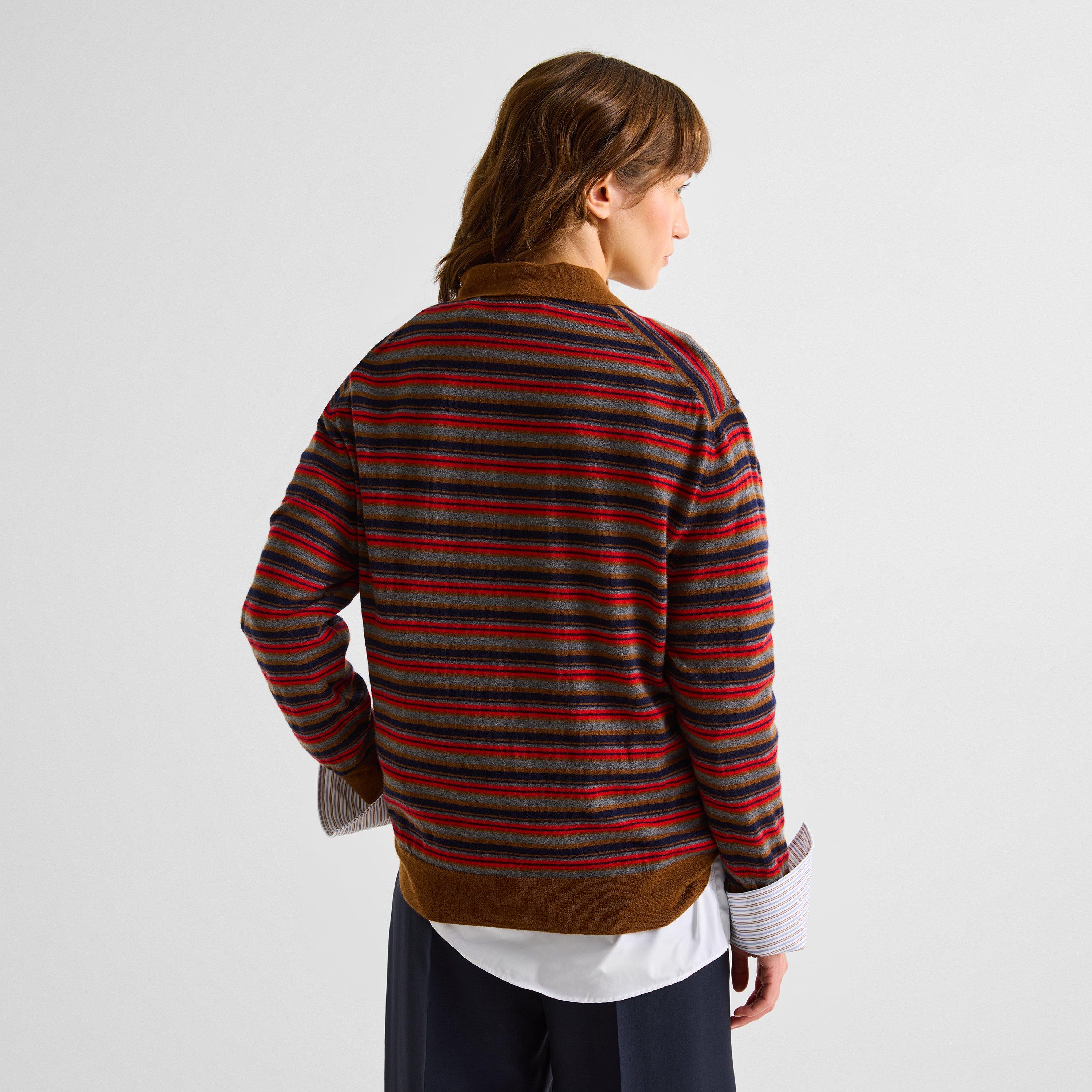 Tabacco - Prada - Prada Striped Top Ld64 - 4