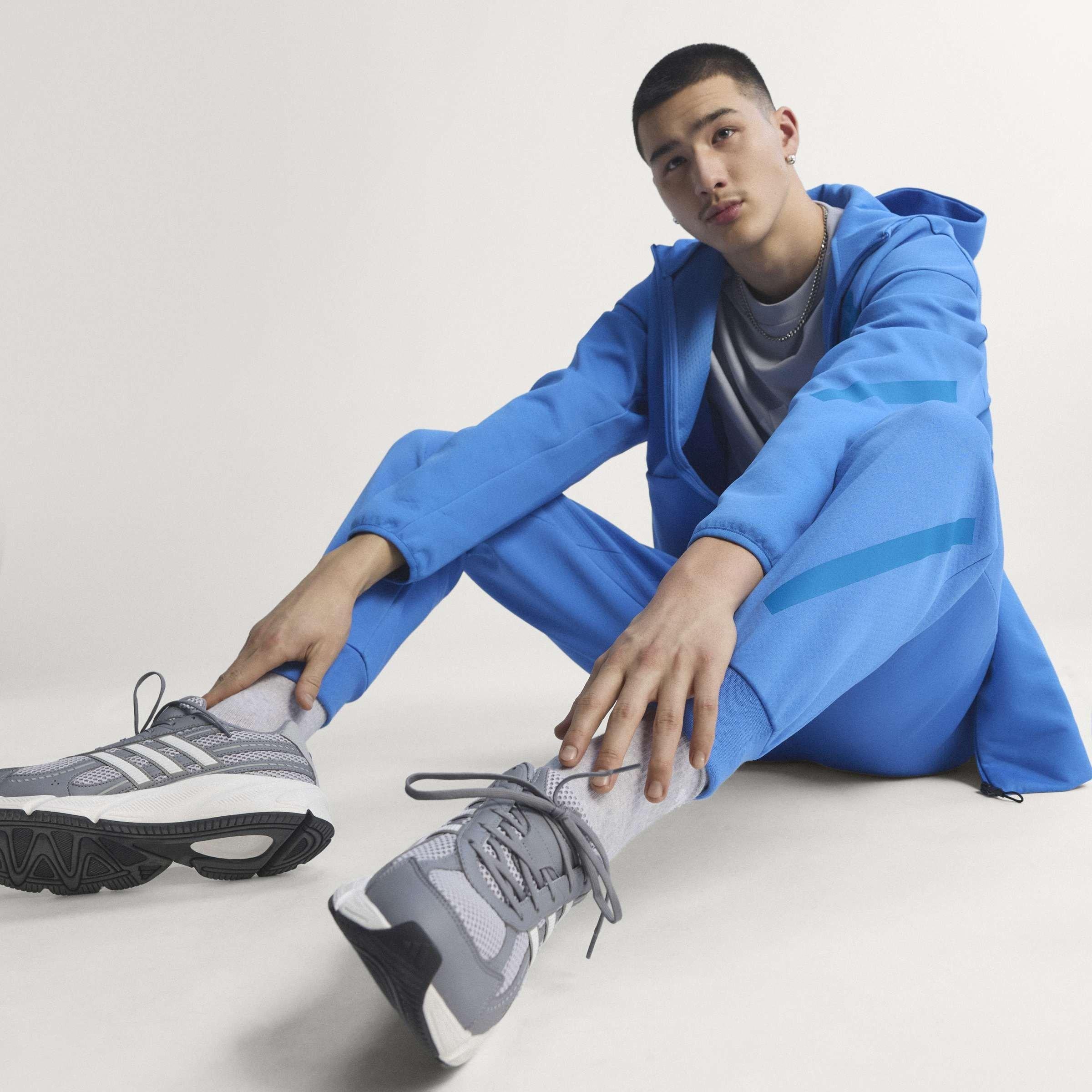 Rayblu - adidas - Men's Z.N.E. Tapered-Fit Tracksuit Bottoms - 11