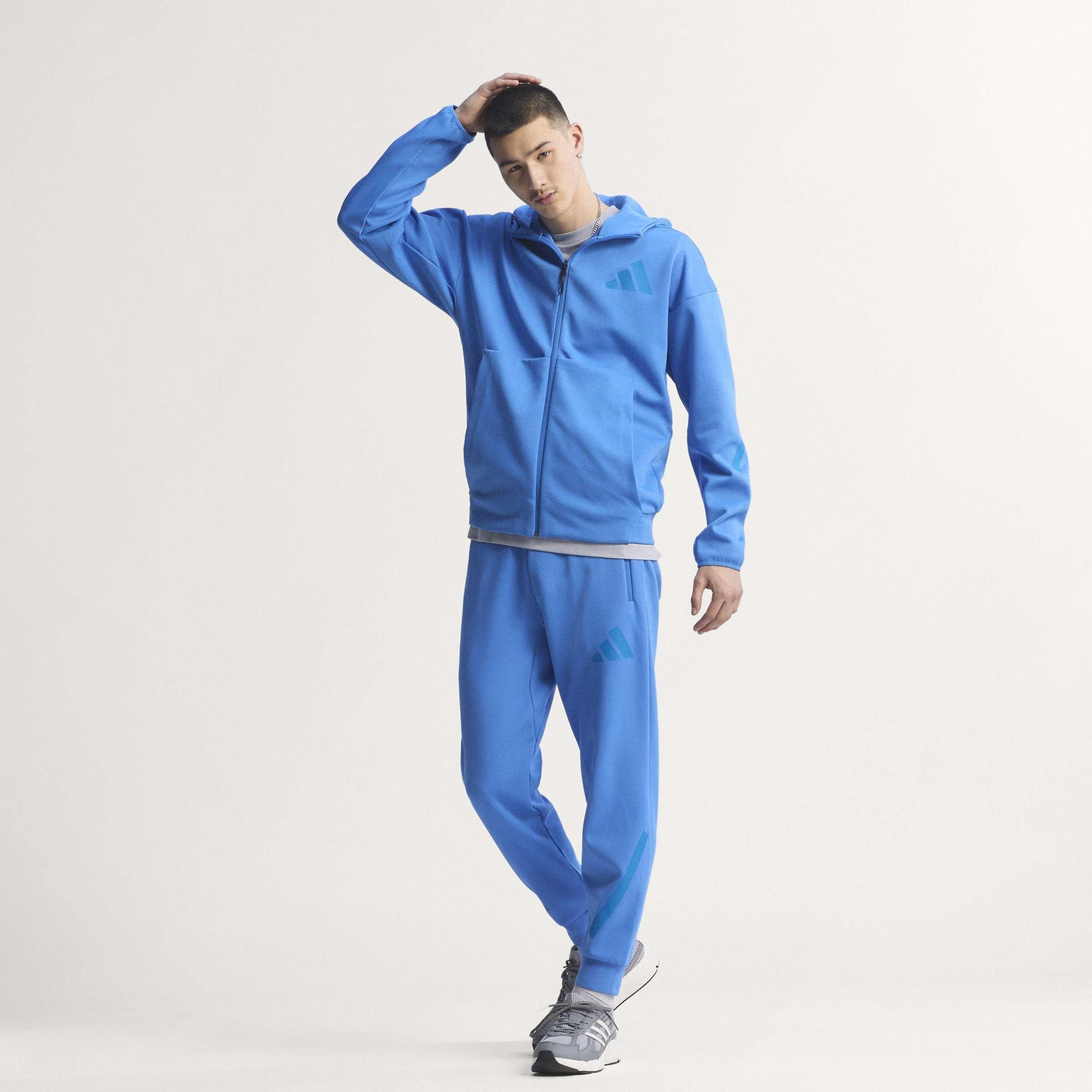 Rayblu - adidas - Men's Z.N.E. Tapered-Fit Tracksuit Bottoms - 14