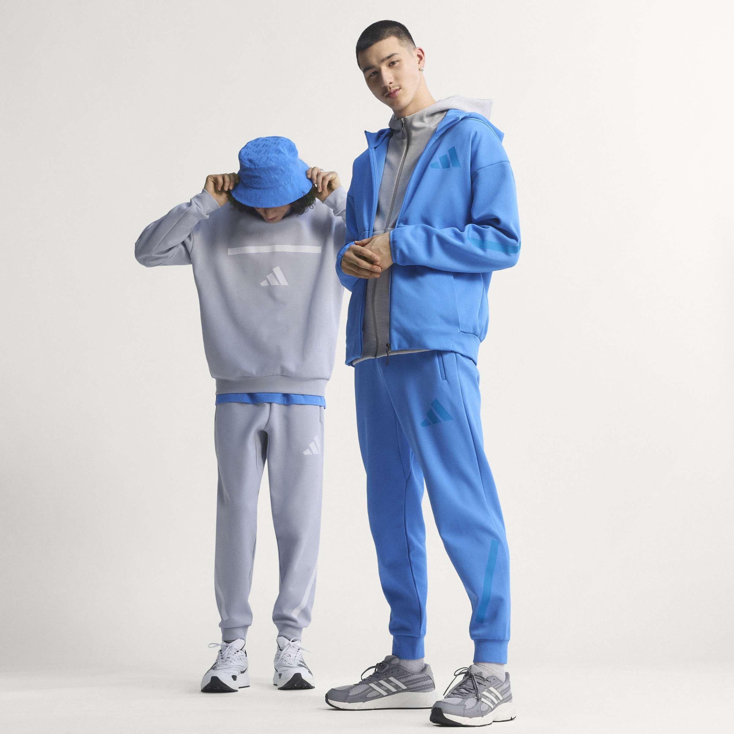 Rayblu - adidas - Men's Z.N.E. Tapered-Fit Tracksuit Bottoms - 15