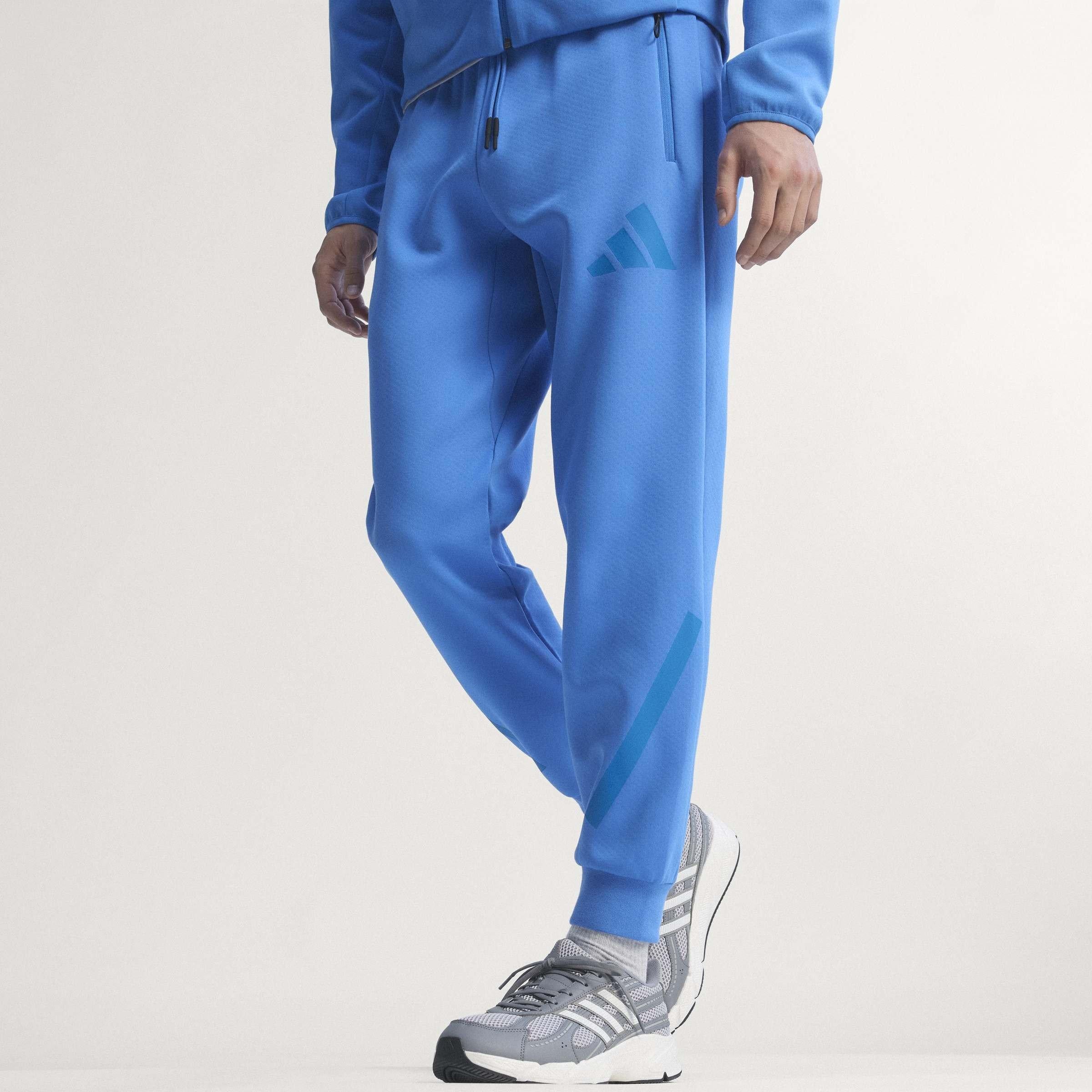 Rayblu - adidas - Men's Z.N.E. Tapered-Fit Tracksuit Bottoms - 6