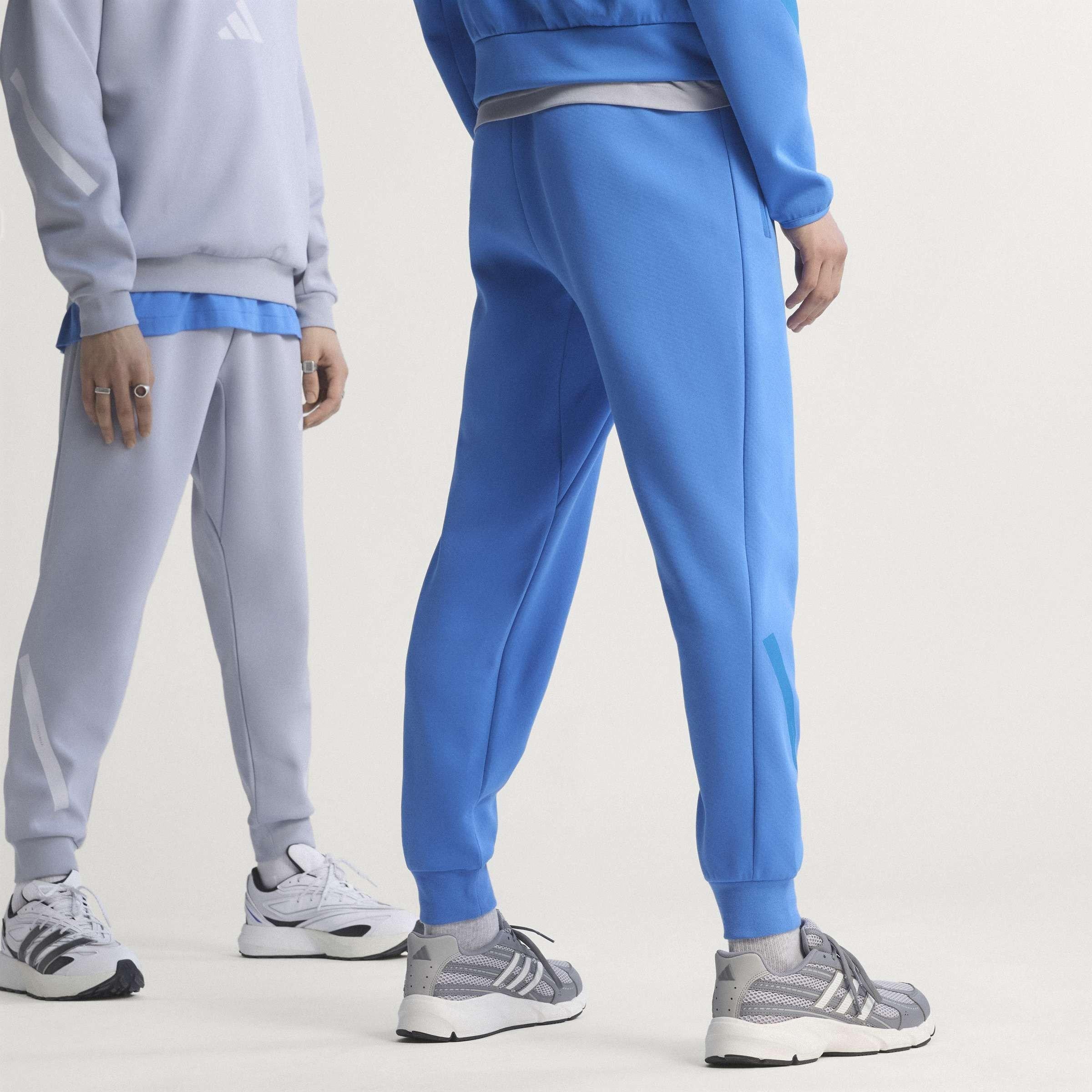 Rayblu - adidas - Men's Z.N.E. Tapered-Fit Tracksuit Bottoms - 8