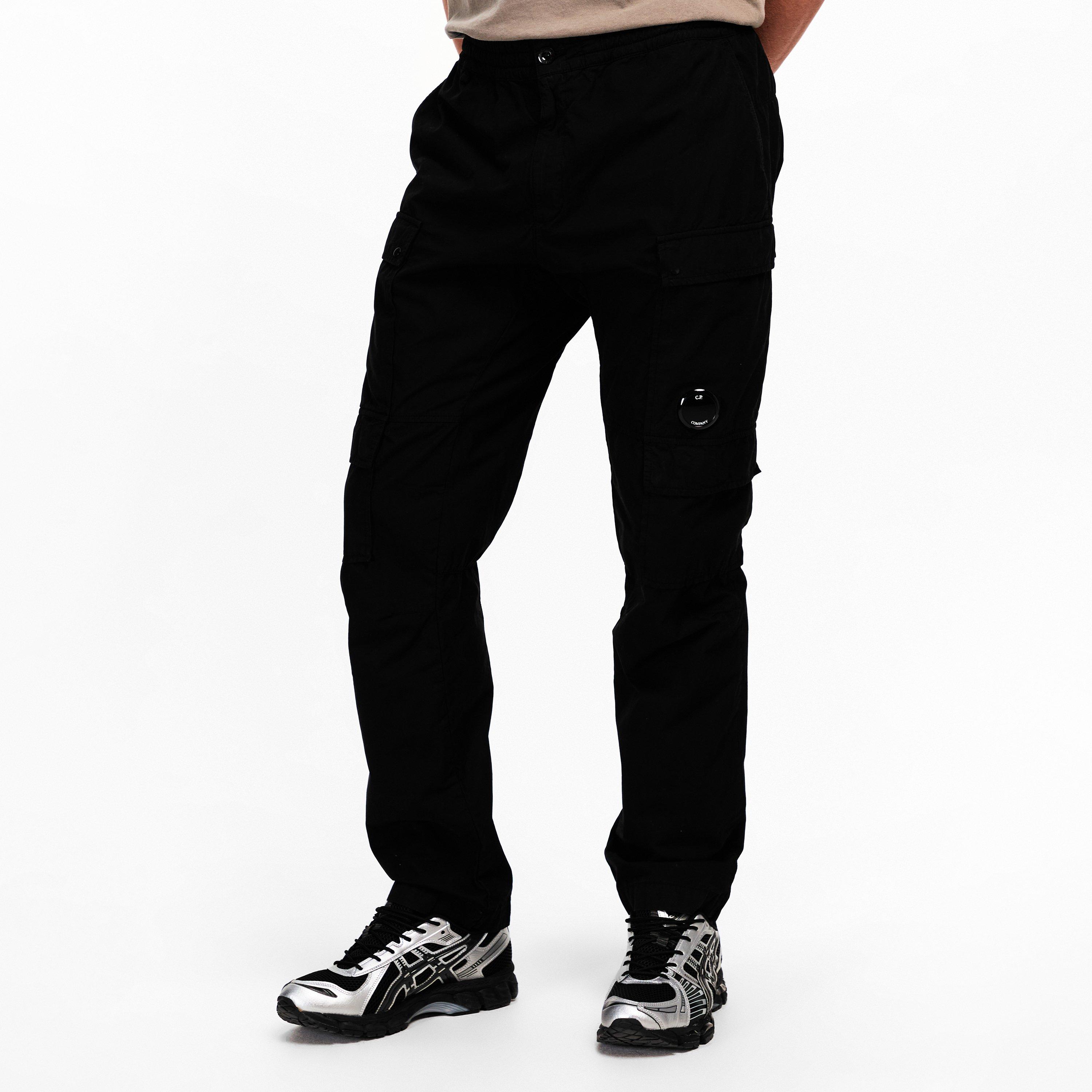 Black 999 - CP Company - Men's Micro Reps Cargo Trousers - 3