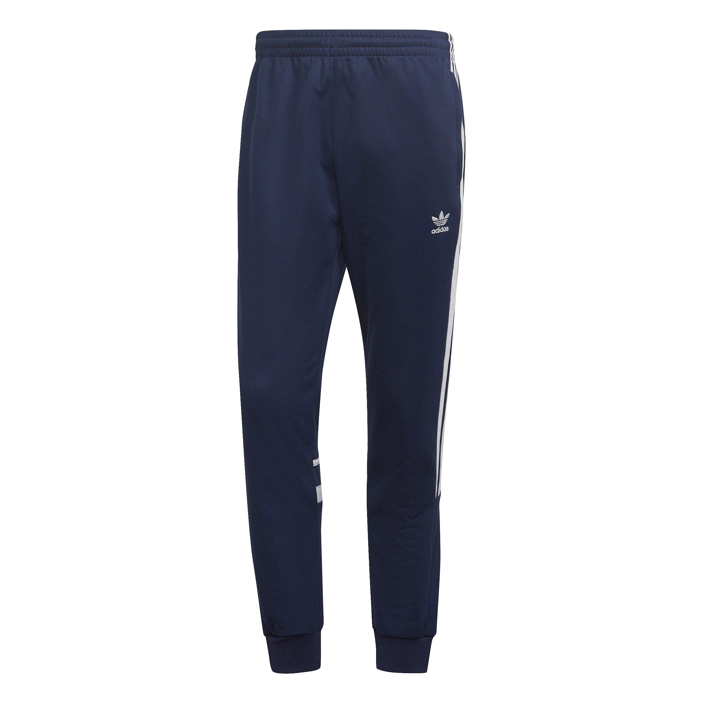 Navy - adidas Originals - Men's Cutline Closed Hem Poly Joggers