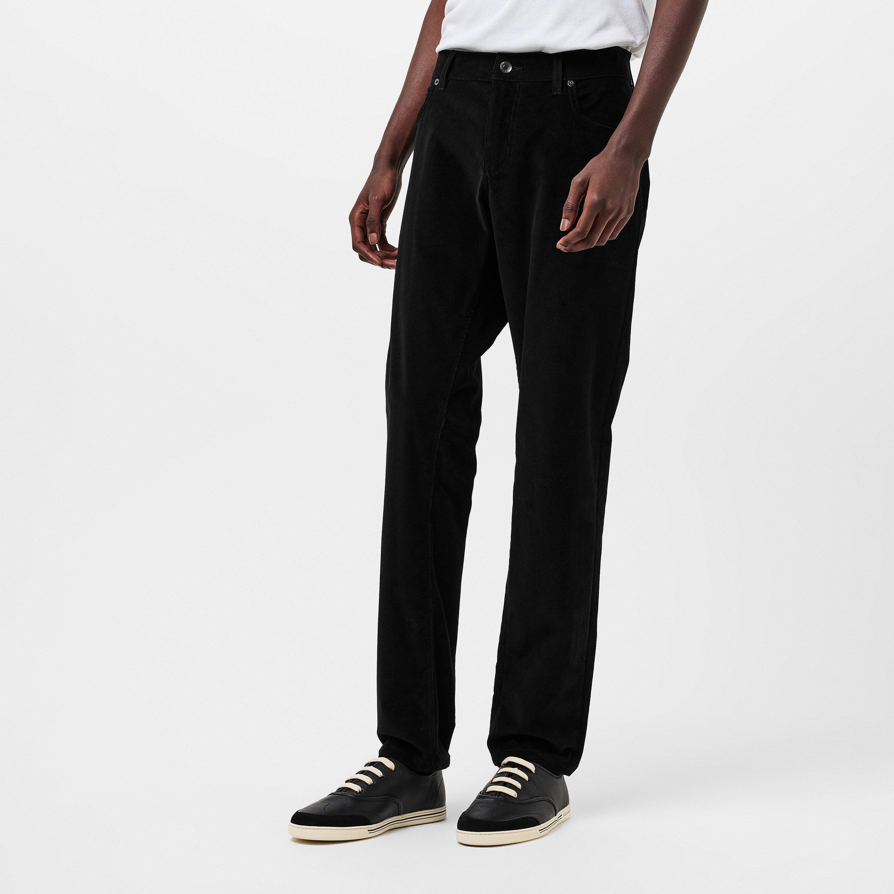 N0000 Nero - Dolce and Gabbana - Men's Corduroy Trouser - 3