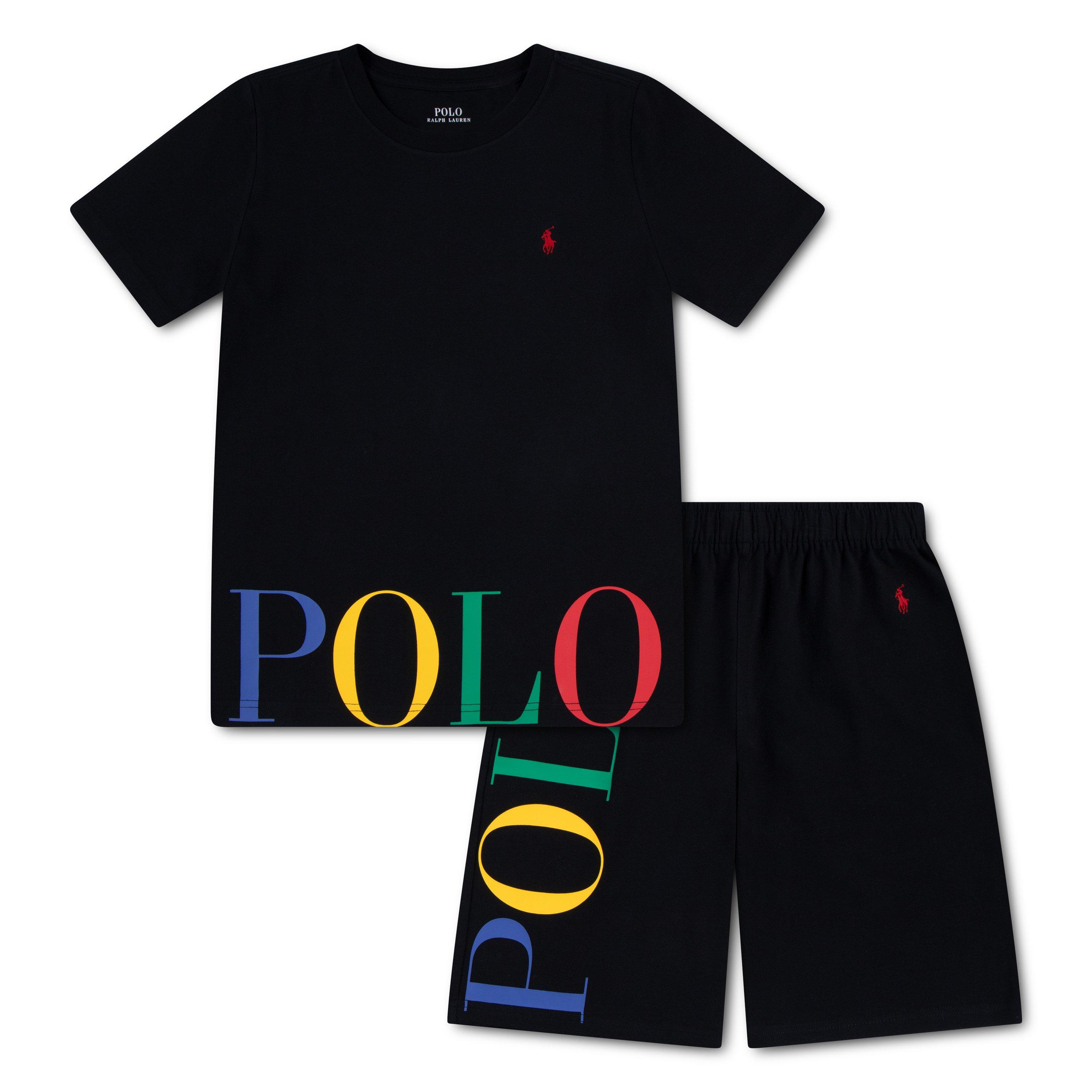 Polo Ralph Lauren Kids' Logo Lounge Set - Polo Black G9O - Size 8Y