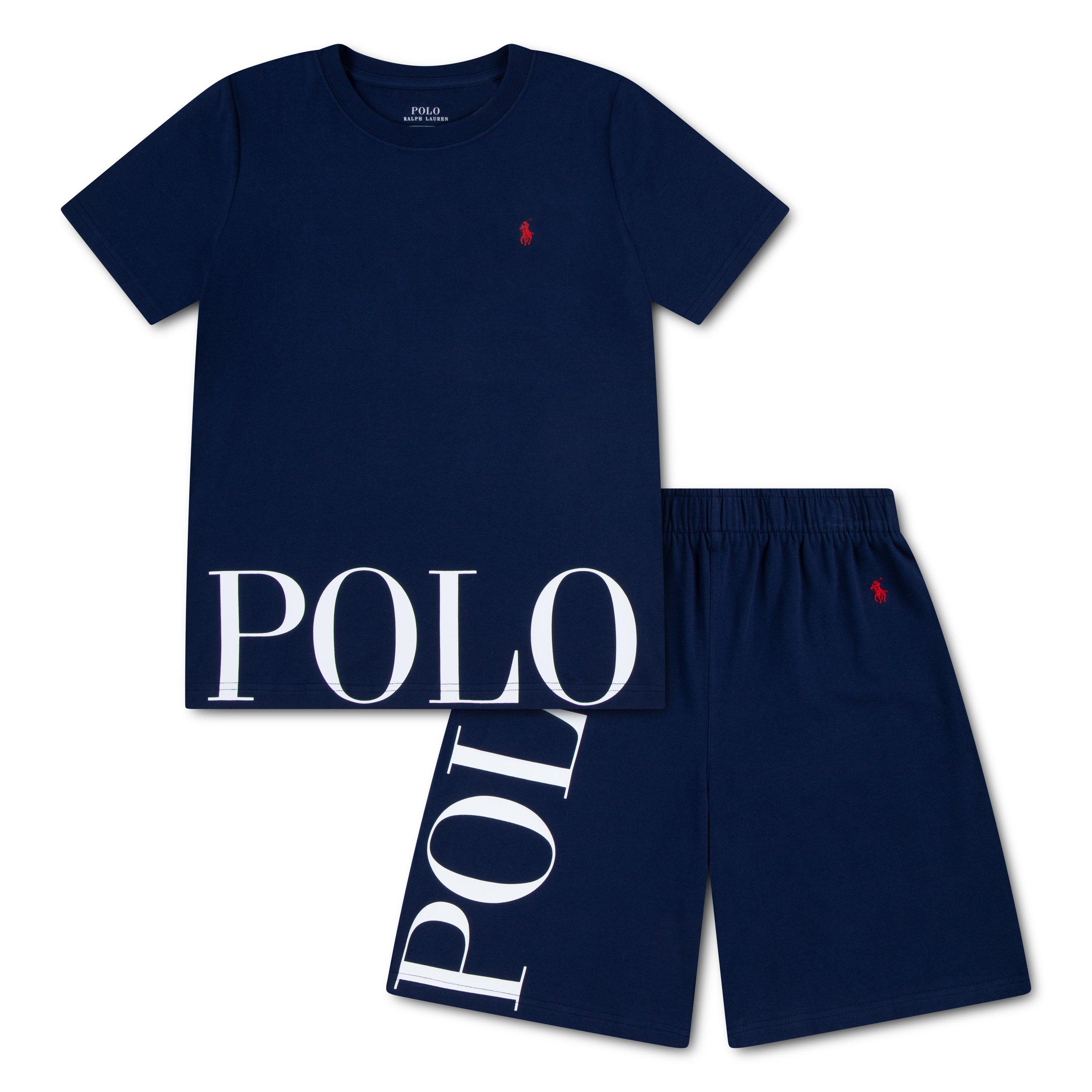Newprt Navy BCV - Polo Ralph Lauren - Kids' Logo Lounge Set - 1