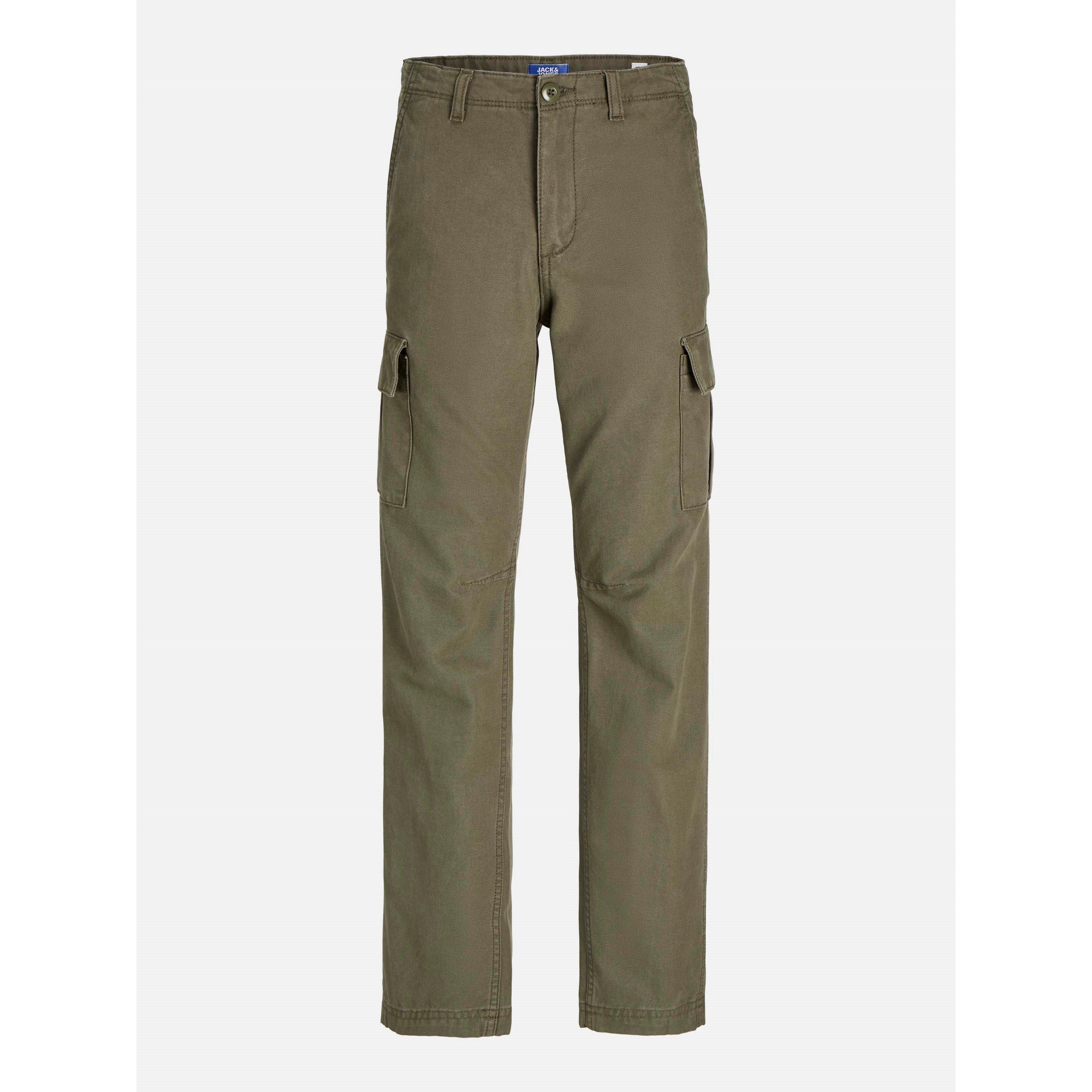 Jack And Jones Boys Kids' Kane Barkley Cargo Trousers - Olive Night - 10 Years