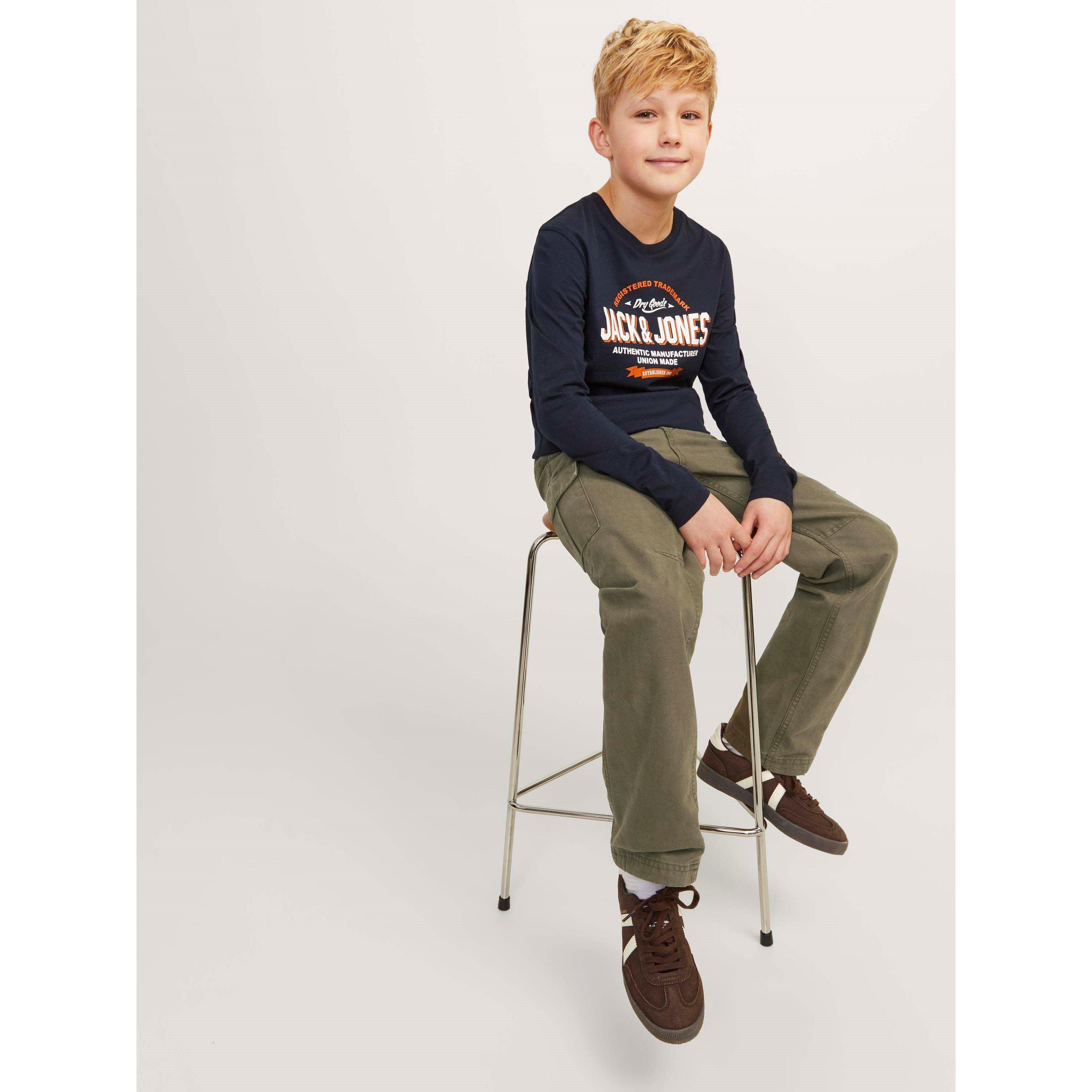 Olive Night - Jack and Jones - Kids' Kane Barkley Cargo Trousers - 8