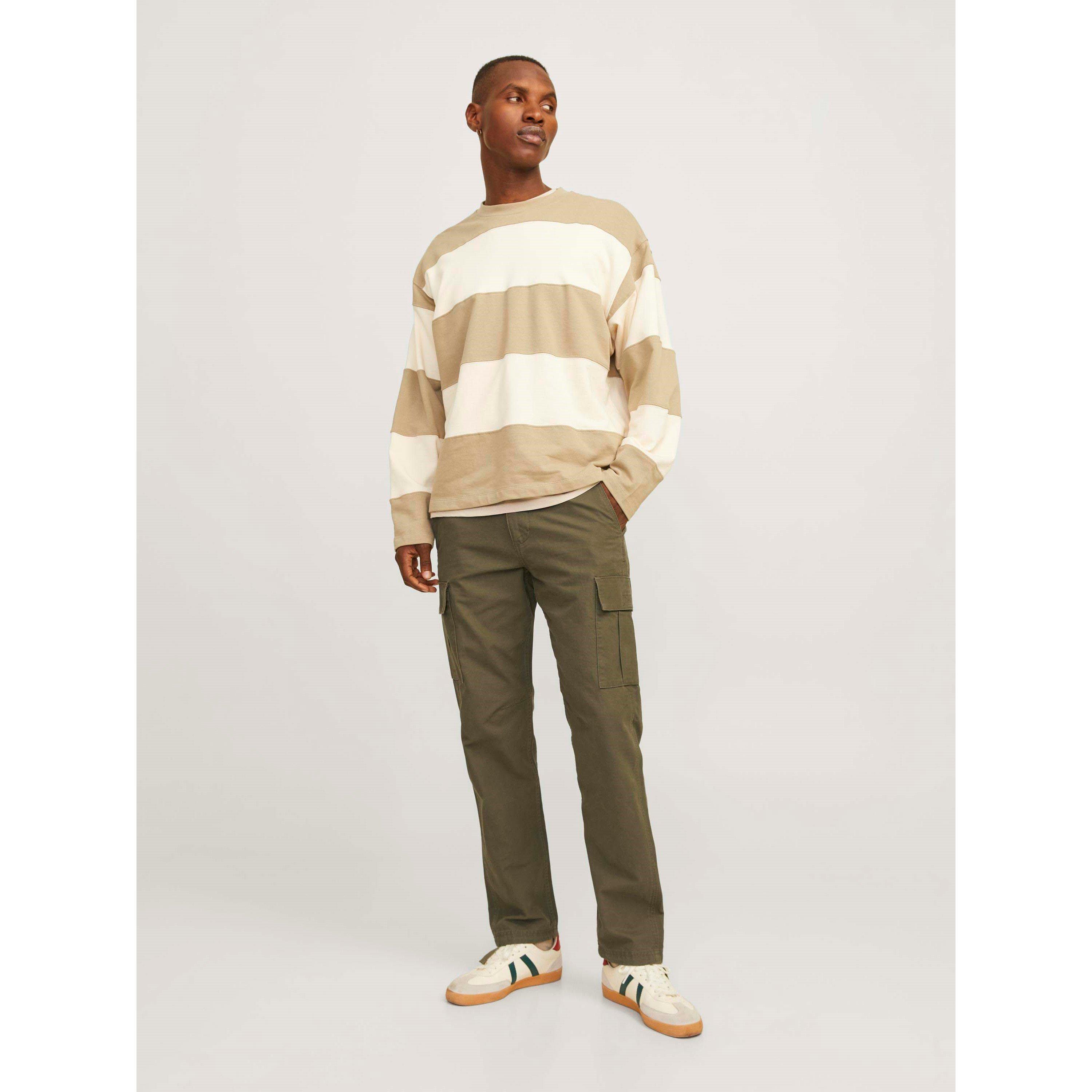 Olive Night - Jack and Jones - Men's Kane Barkley Cargo Trousers - 3
