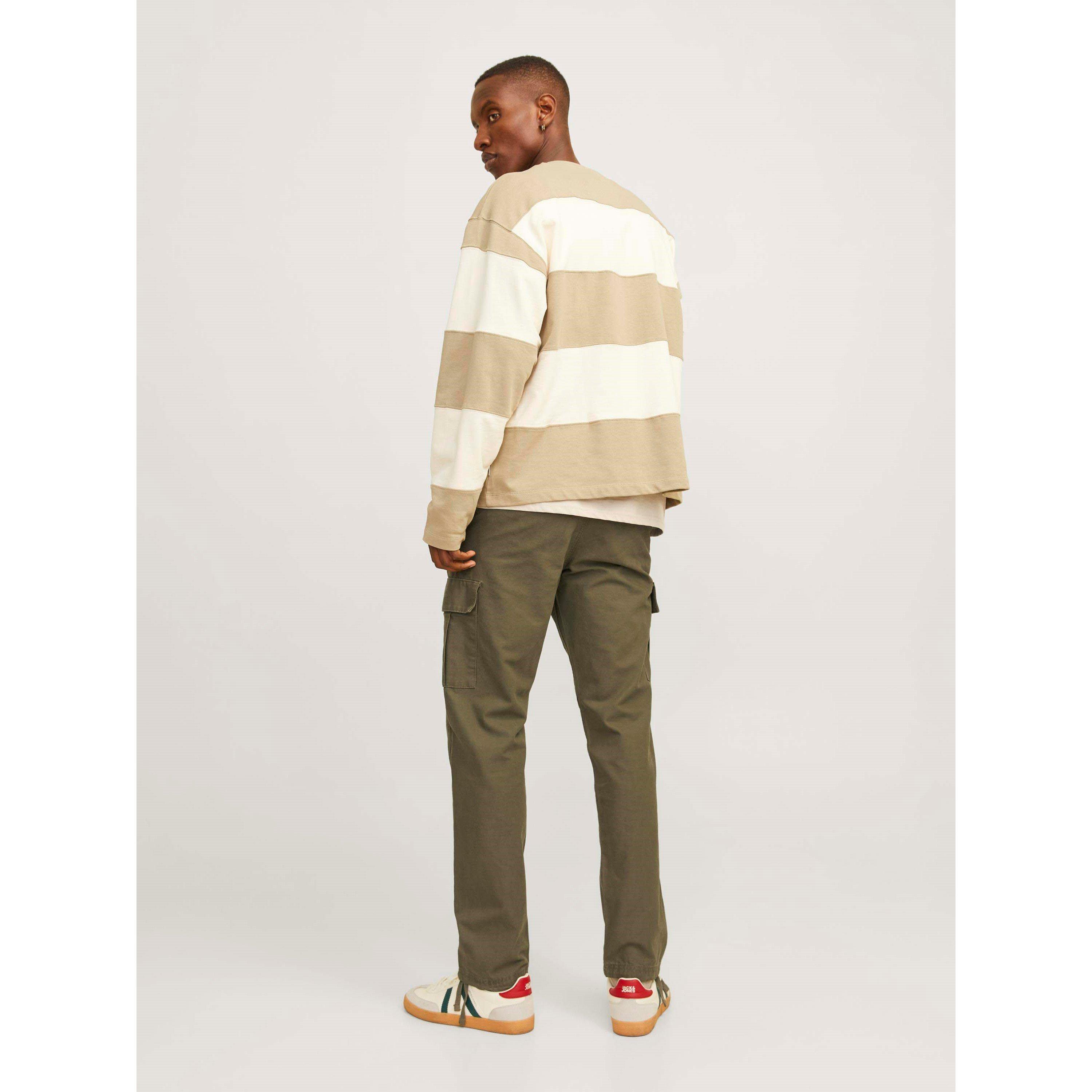 Olive Night - Jack and Jones - Men's Kane Barkley Cargo Trousers - 4