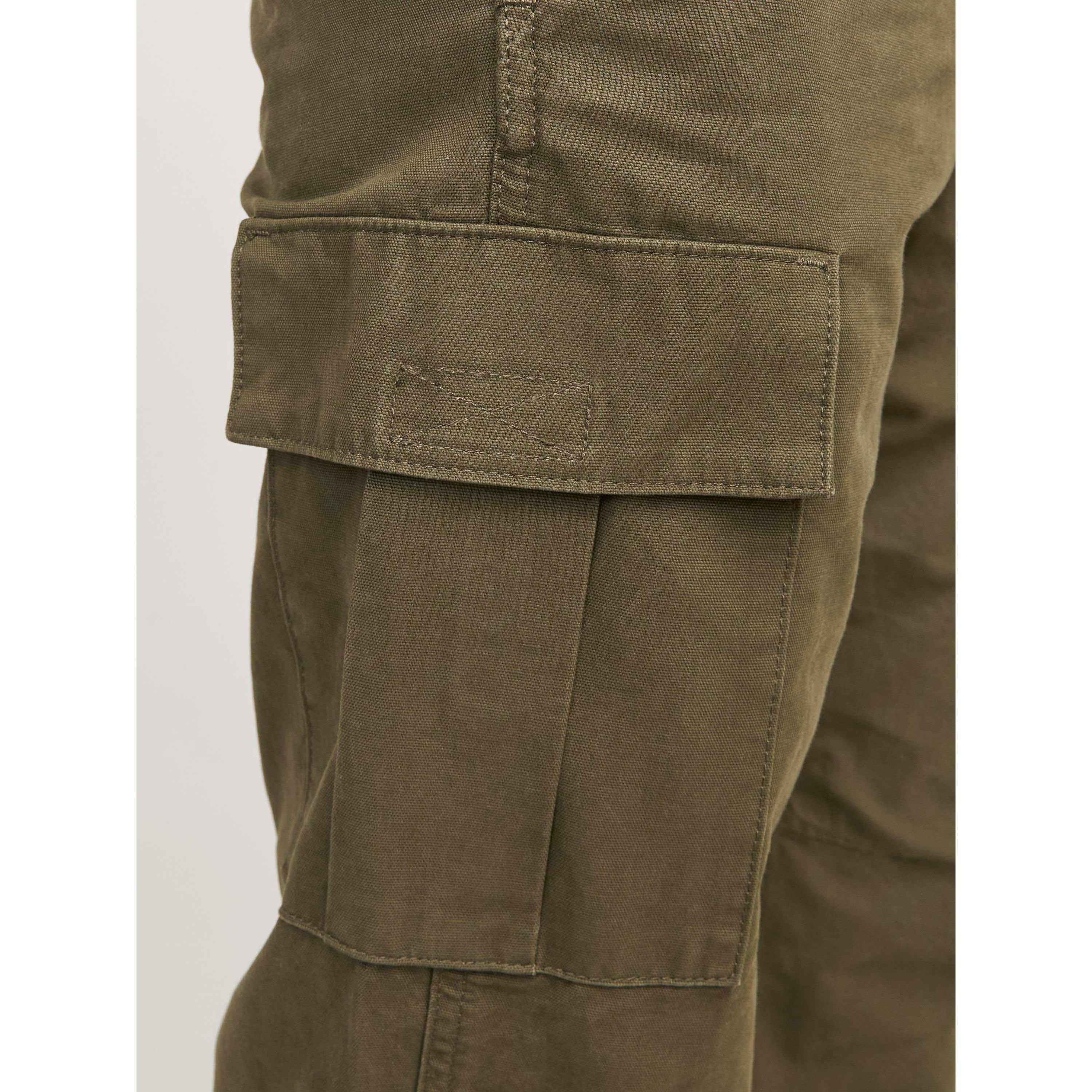 Olive Night - Jack and Jones - Men's Kane Barkley Cargo Trousers - 5